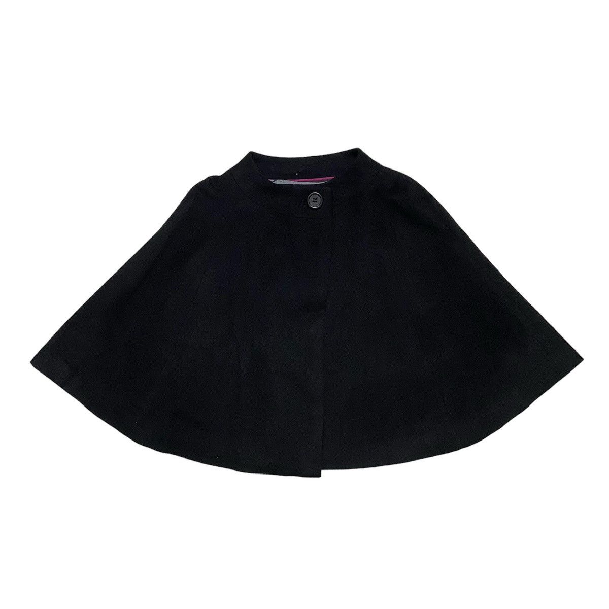 image of Avant Garde x Cashmere Wool Des Prés Pure Cashmere Cape Ponchos in Black, Women's