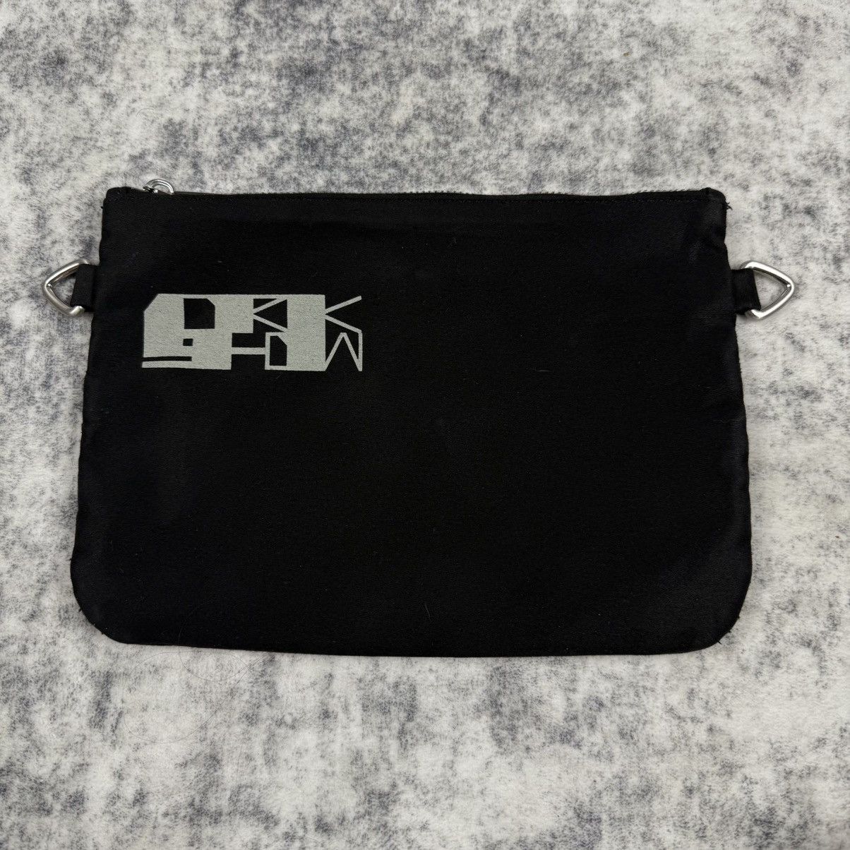 Rick OwensリックオウエンスZIPPED COMPUTER POUCH Rick Owens Rick owens Zipped Pouch Work Document Holder Laptop Bag