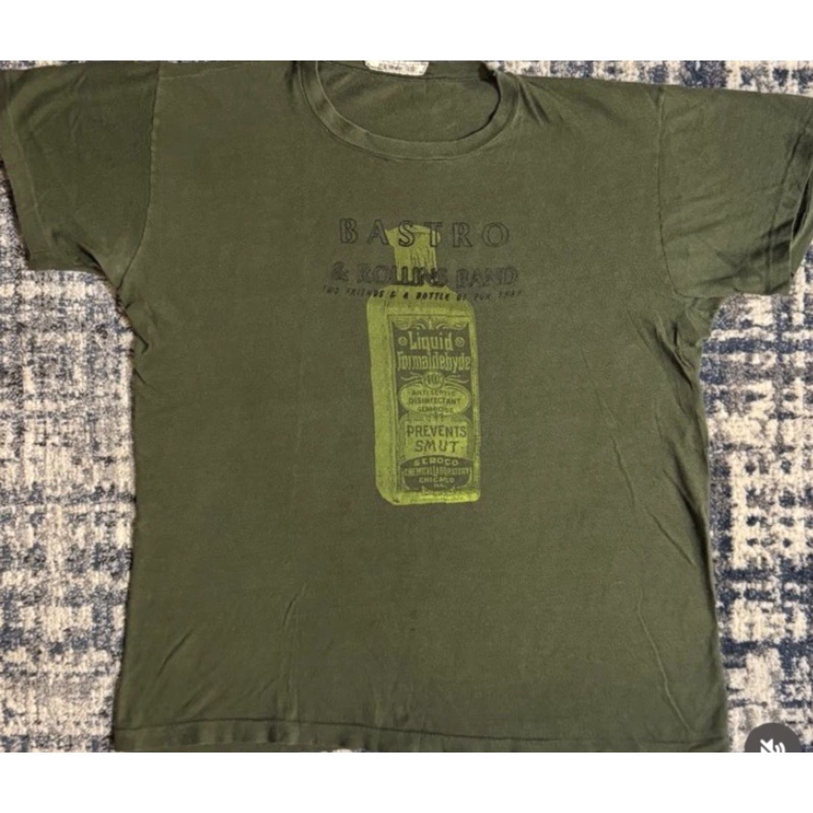 Hanes Vintage BASTRO 1988 Tour Concert T Shirt XL Hardcore Punk Codeine Rollins Band Size US L / EU 52-54 / 3 - 7 Thumbnail