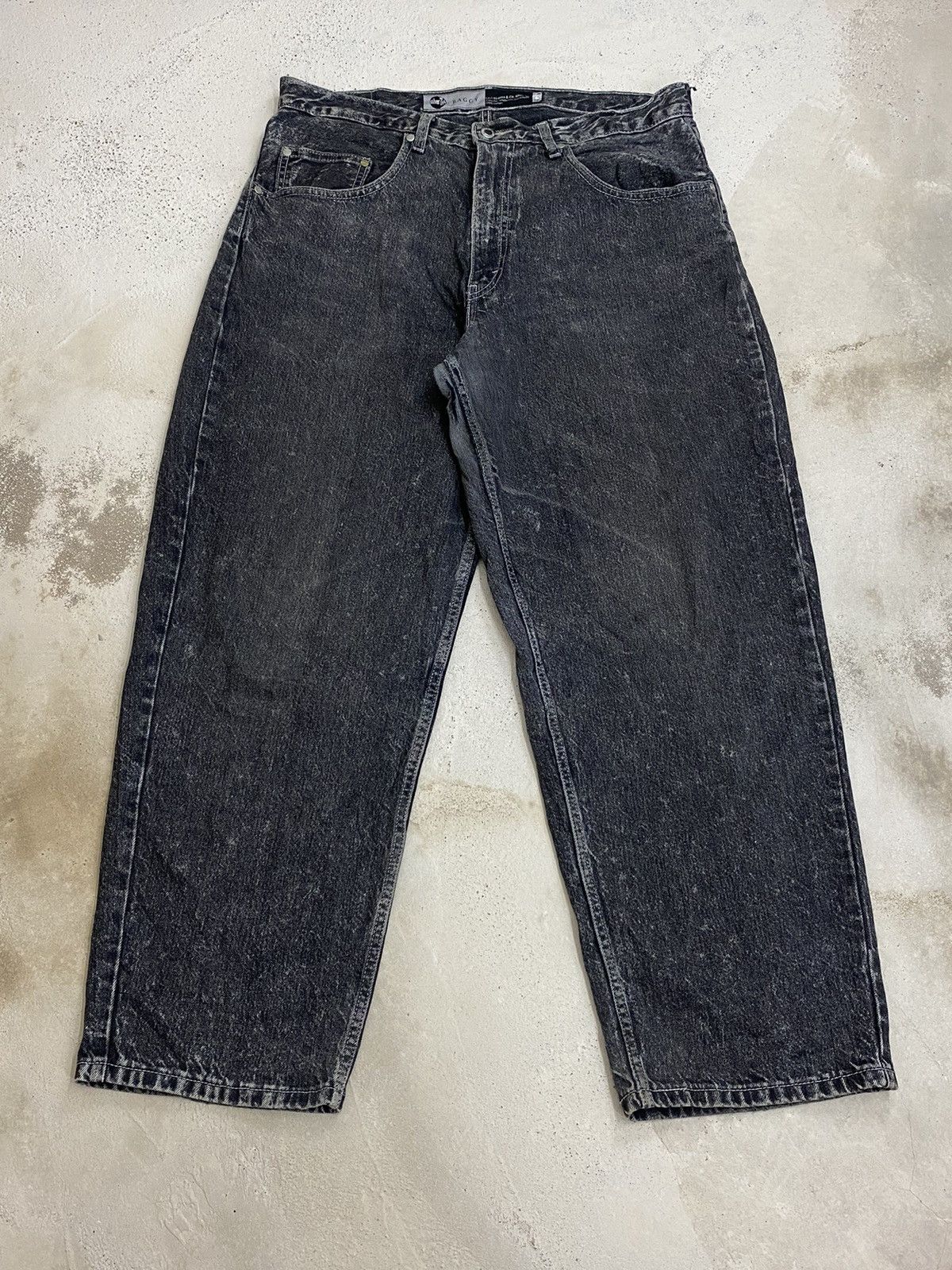 Levi's 90s Levis Silver Tab Baggy Grey Washed Tapered Legs Size US 36 / EU 52 - 2 Thumbnail