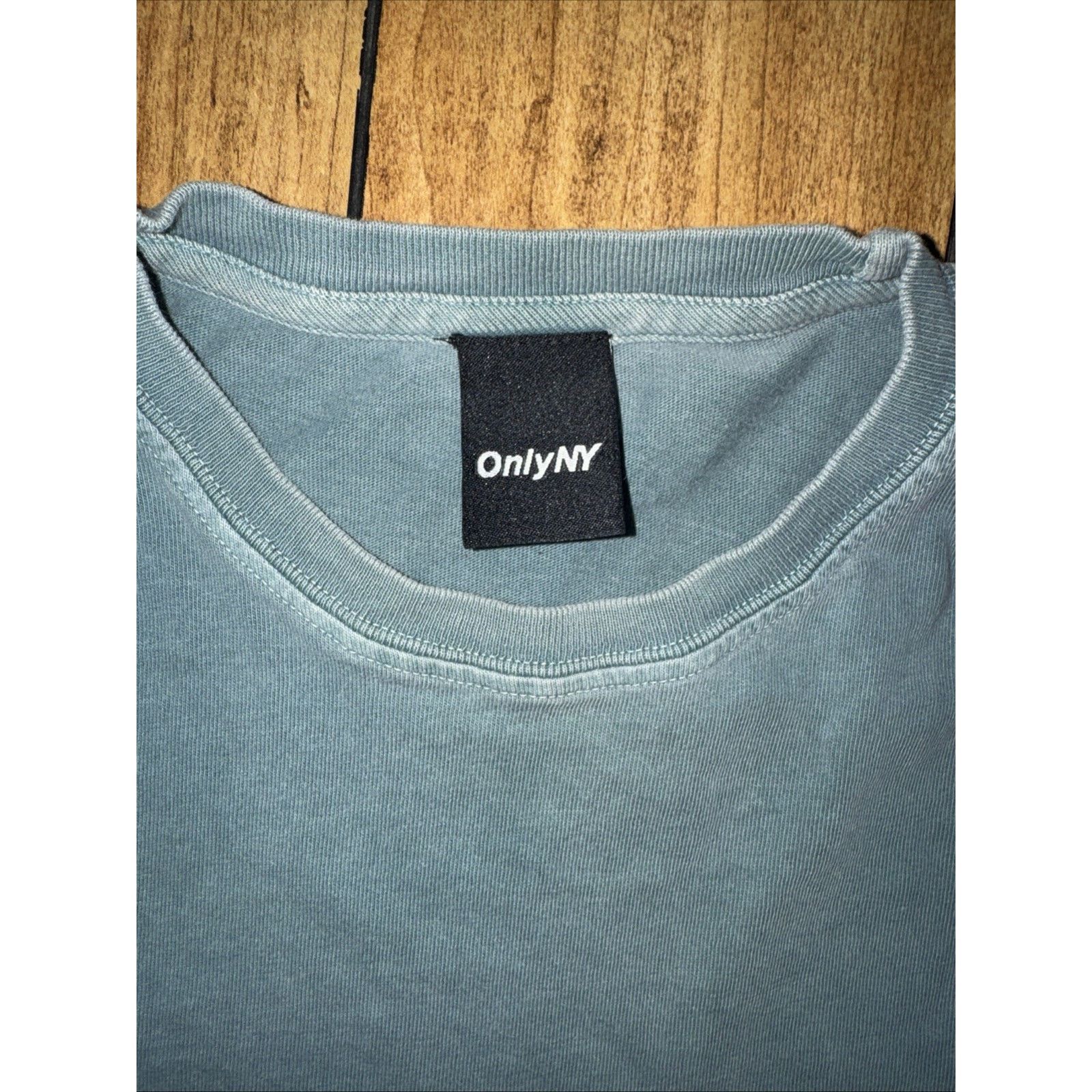 Only NY Only New York Pocket T-Shirt Teal Green Medium 21x27 Size US M / EU 48-50 / 2 - 3 Thumbnail