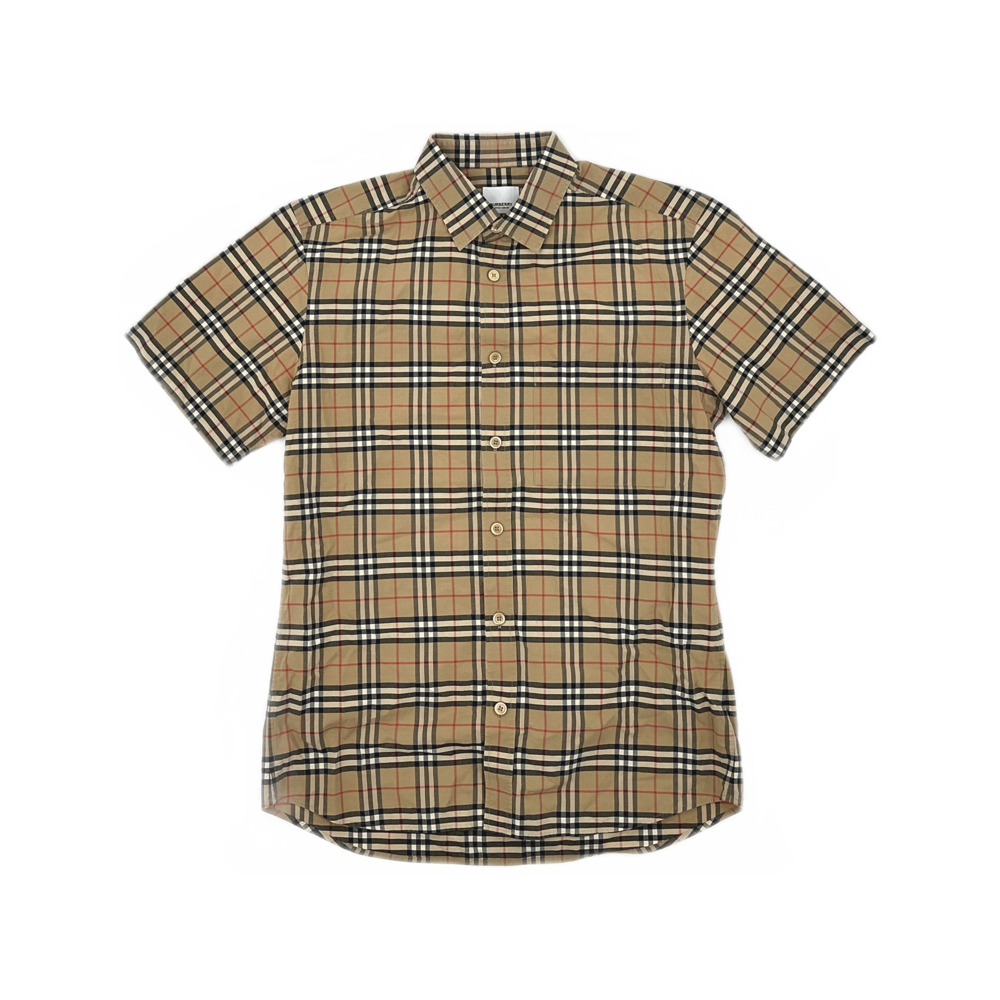 Burberry Burberry Check Short Sleeve Button Up Shirt Size S Size US S / EU 44-46 / 1 - 1 Thumbnail