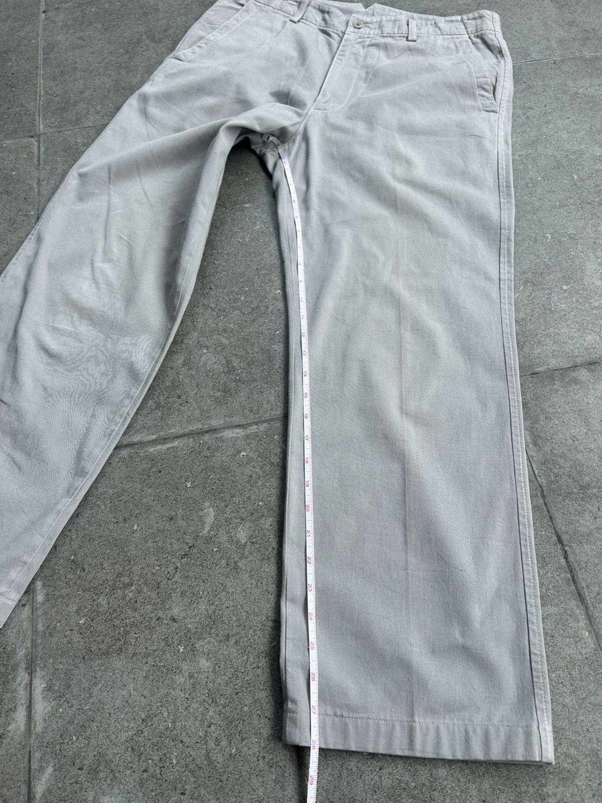 Issey Miyake Issey Miyake Light Grey Regular Fit Chino Casual Pants Size US 32 / EU 48 - 11 Thumbnail