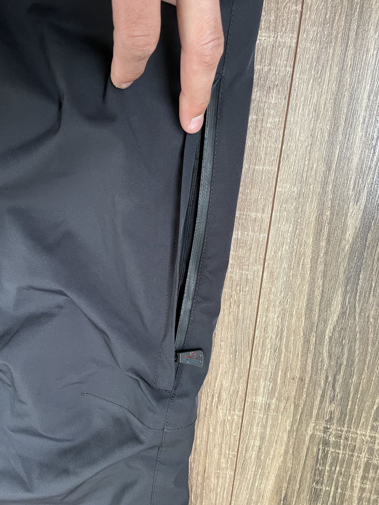 Moncler Grenoble Moncler Grenoble Black Nylon Ski Pants Men's Size US 34 / EU 50 - 6 Thumbnail