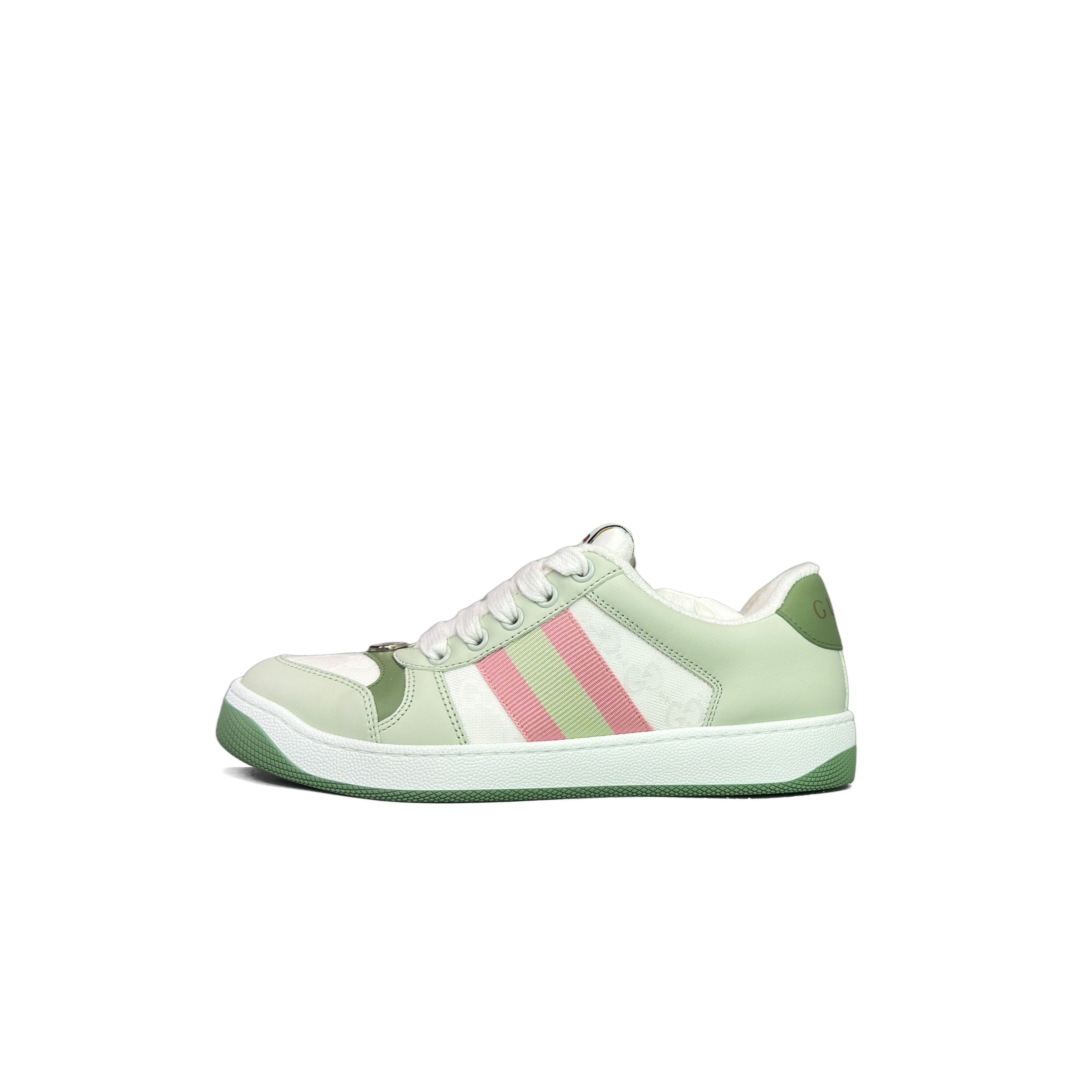 Gucci Gucci Screener Sneakers Green Size 35 Size US 5 / IT 35 - 1 Thumbnail
