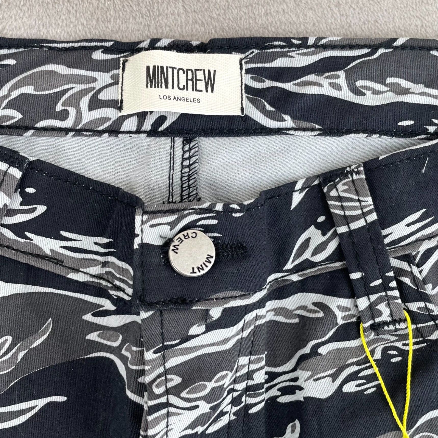 Vintage MINTCREW Los Angeles Flared Pants Men 34x33 Black Tiger Stripe Camo NWT Size US 34 / EU 50 - 3 Thumbnail