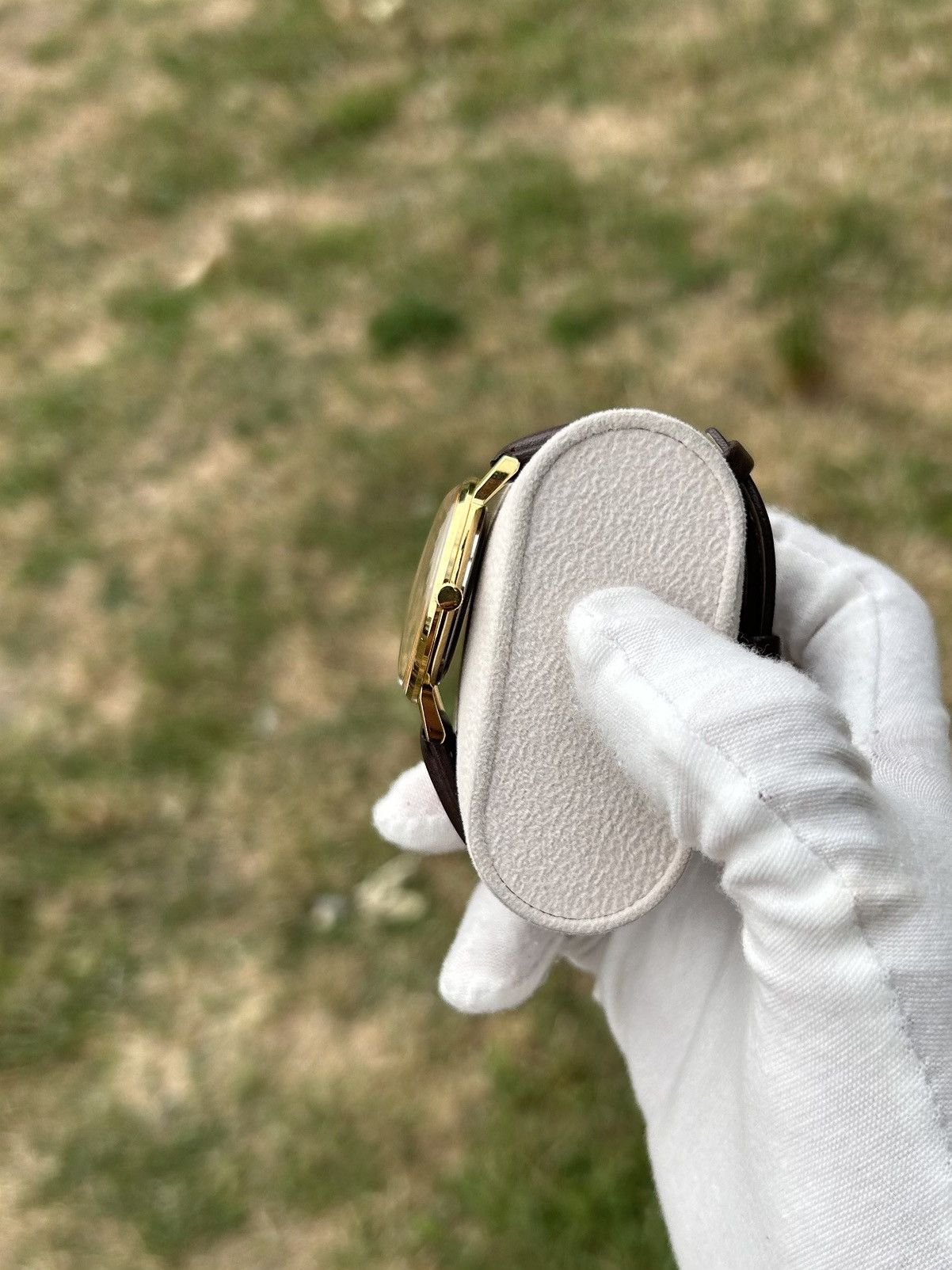 Vintage Vintage Watch Poljot De Luxe Gold USSR Mechanical 1980s Size ONE SIZE - 9 Thumbnail