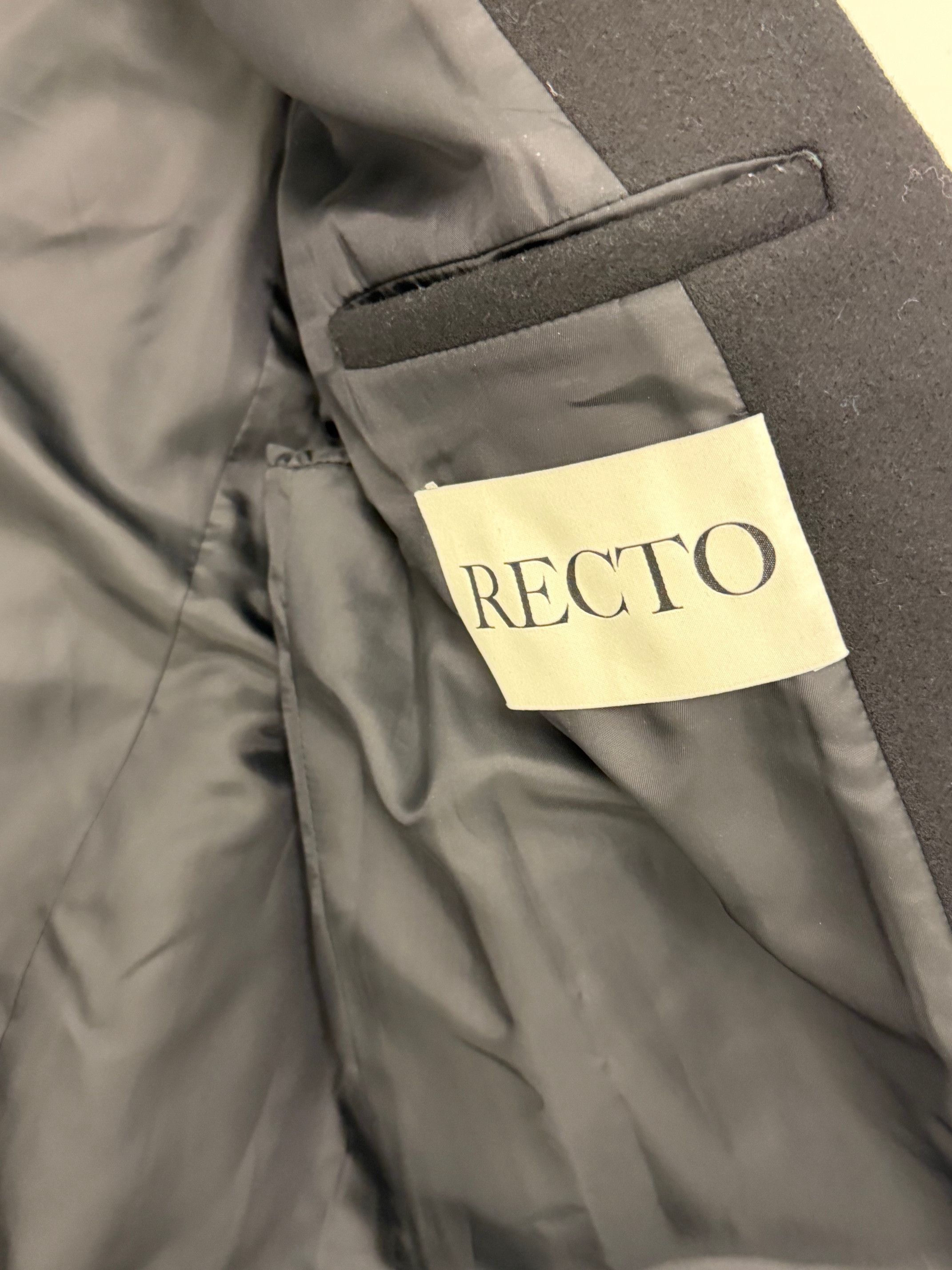 RECTO Black 'Berlin' Heavy Trench Long Coat Size US L / EU 52-54 / 3 - 3 Thumbnail
