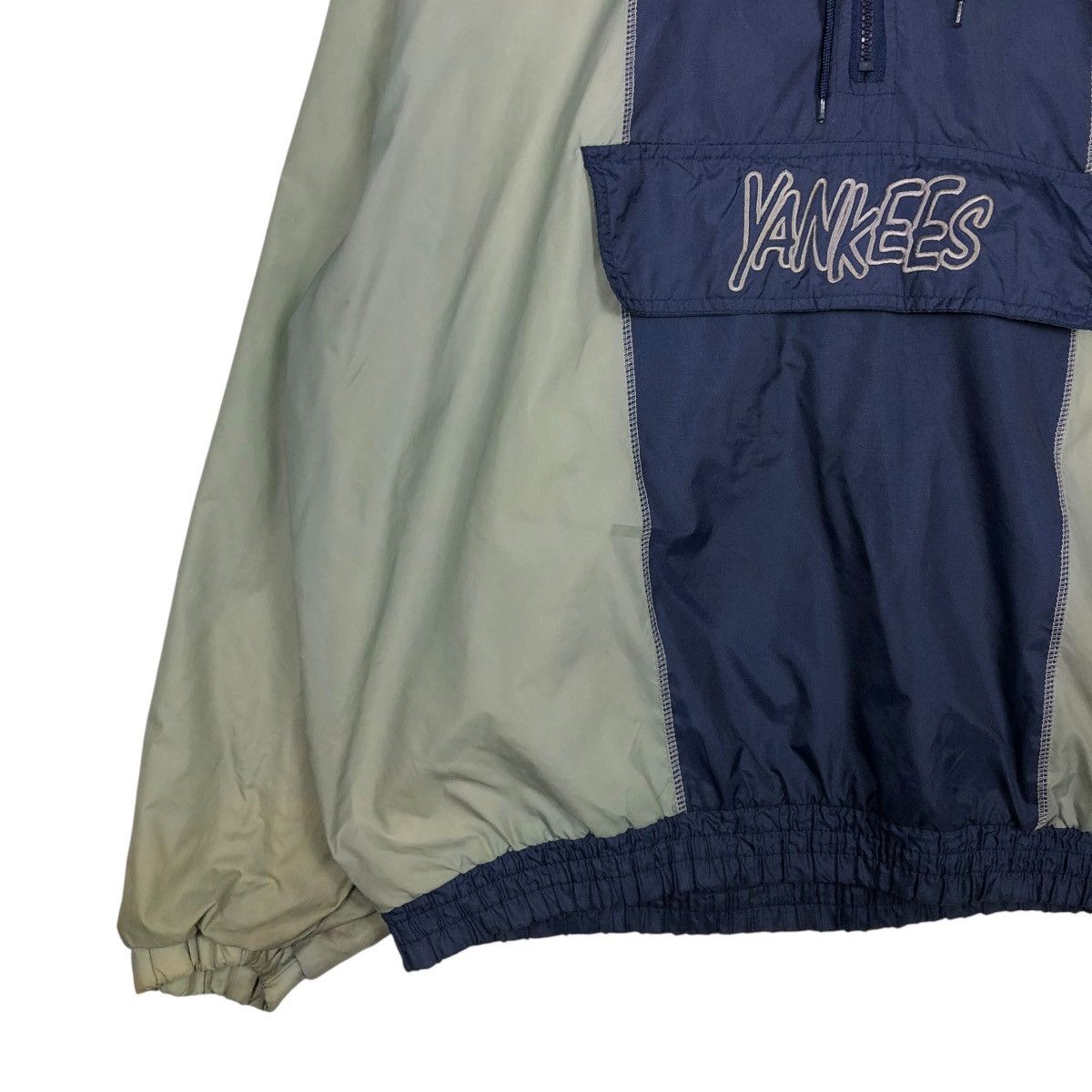 New York Yankees 🔥VINTAGE LIGHT JACKET ANORAK PULL OVER STARTER NY YANKEES Size US L / EU 52-54 / 3 - 6 Thumbnail
