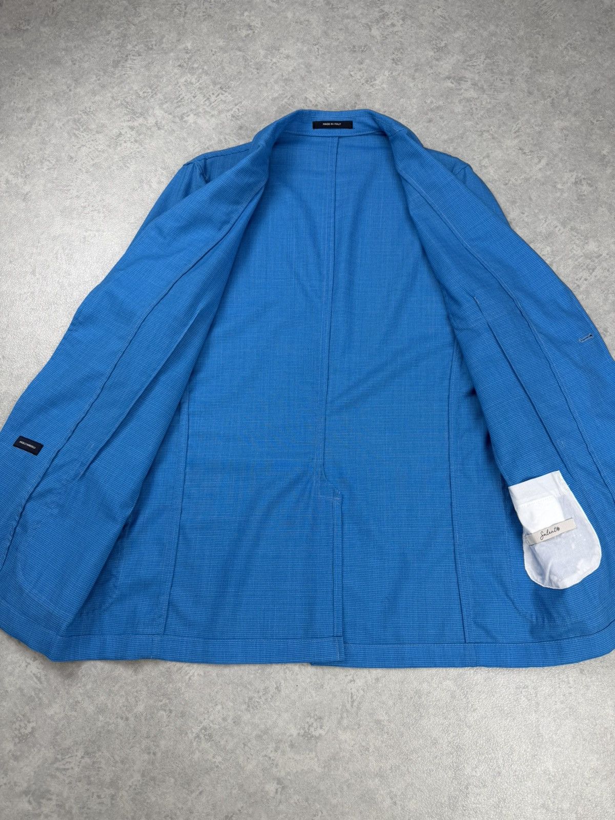 Other Angelo Nardelli Blue Wool Blend Sport Coat Blazer Size 50 Size 40R - 9 Thumbnail
