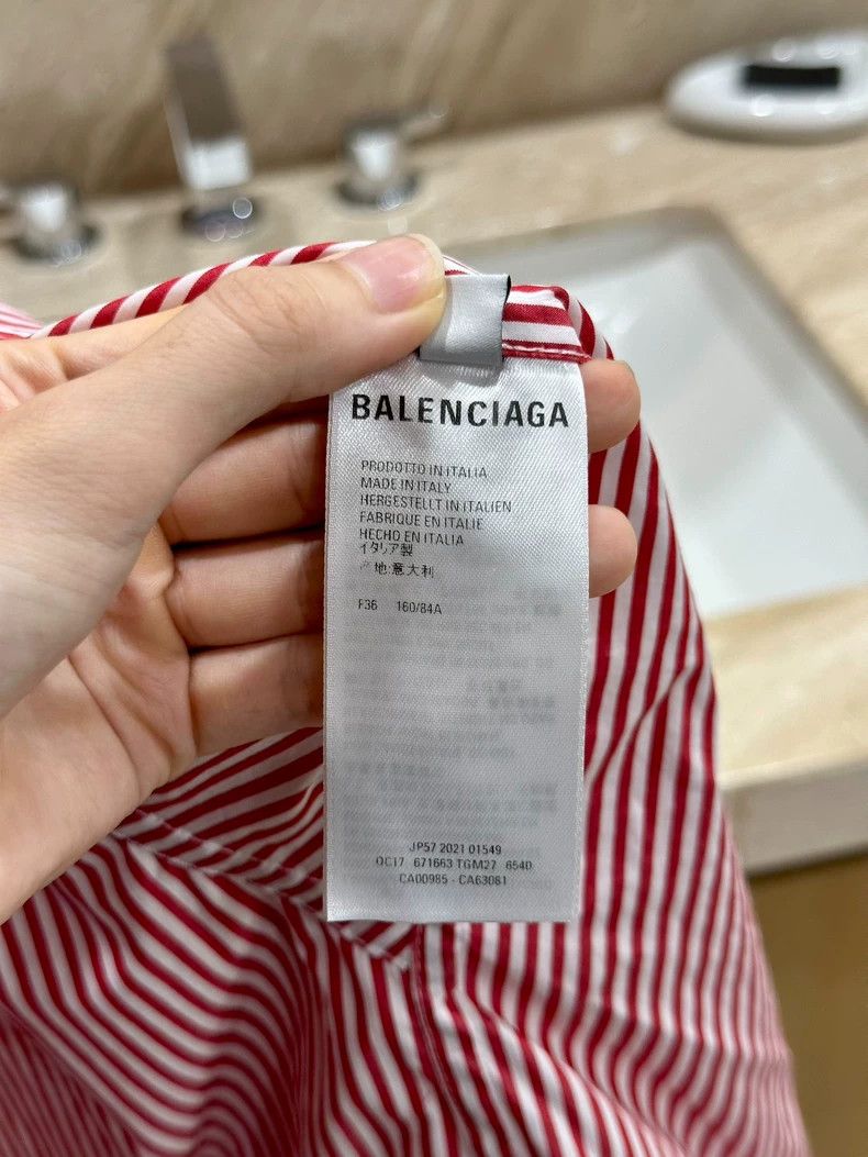 Balenciaga Balenciaga size 36 Ladies deconstruct striped shirts Size S / US 4 / IT 40 - 7 Thumbnail