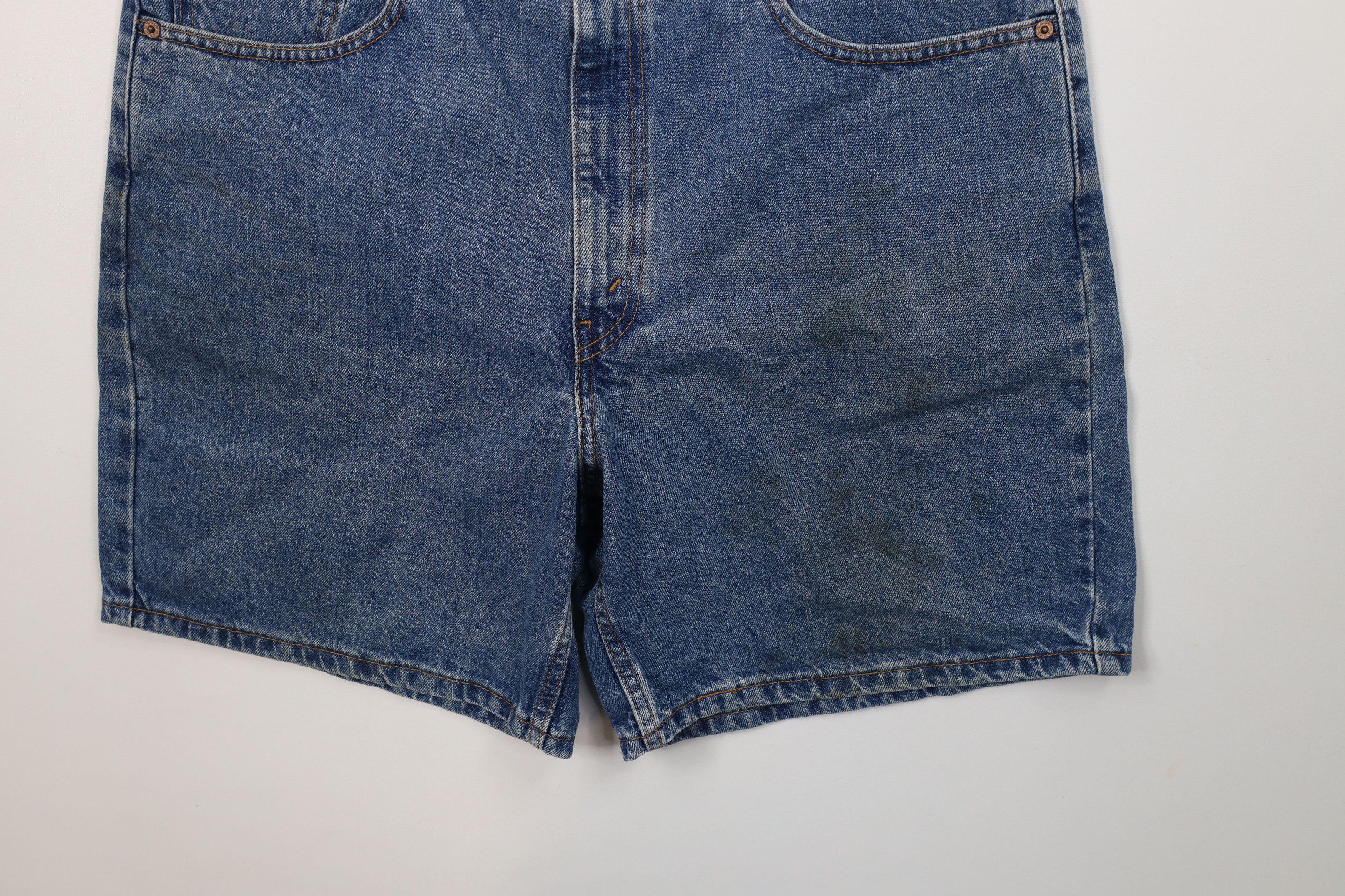 Levi's Vintage Y2K 2001 Levis 550 Fit Above Knee Denim Shorts Size US 38 / EU 54 - 4 Thumbnail