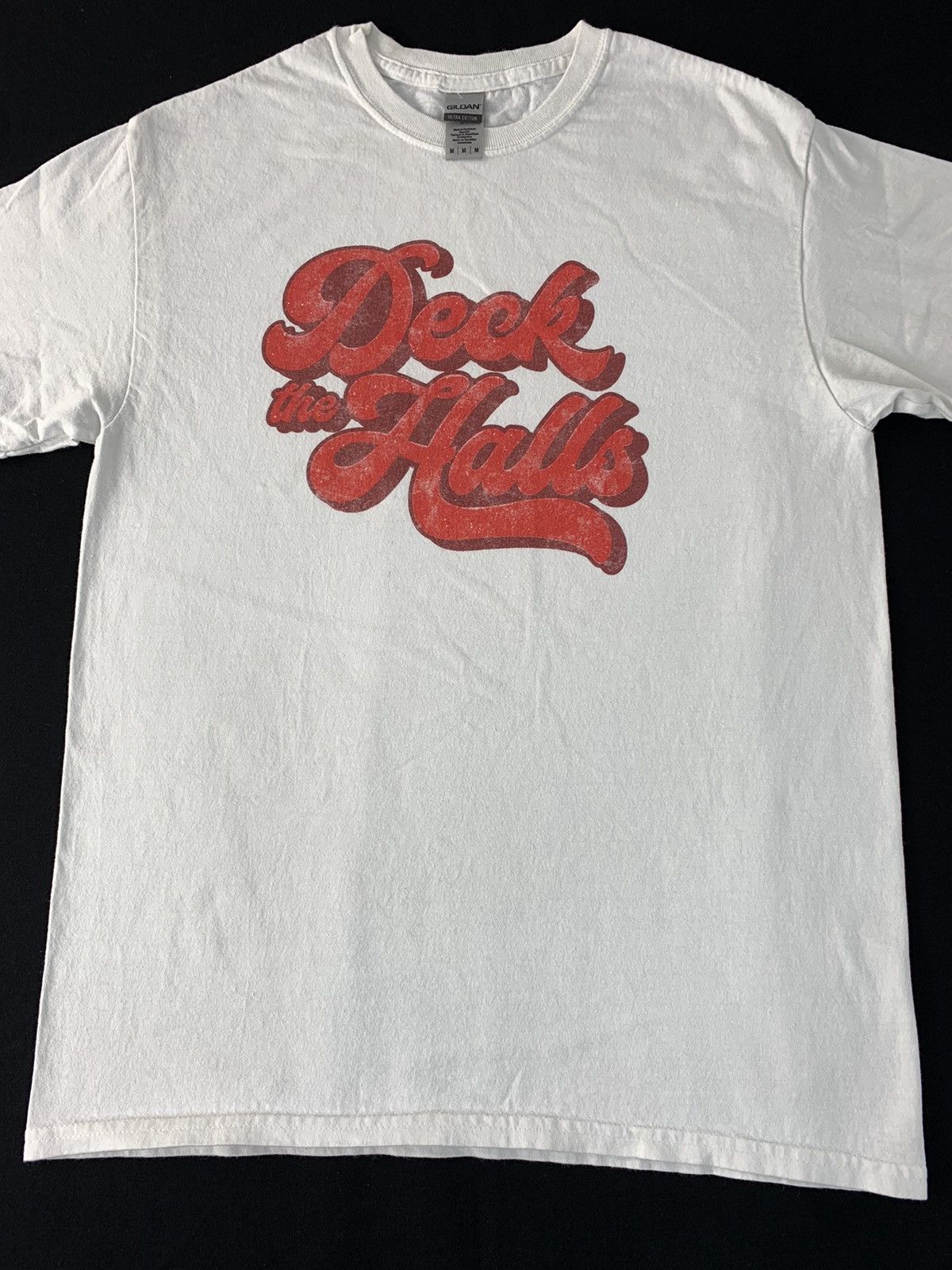 Gildan Decks The Halls American Movie Graffiti Style Printed Tee Size US M / EU 48-50 / 2 - 2 Thumbnail