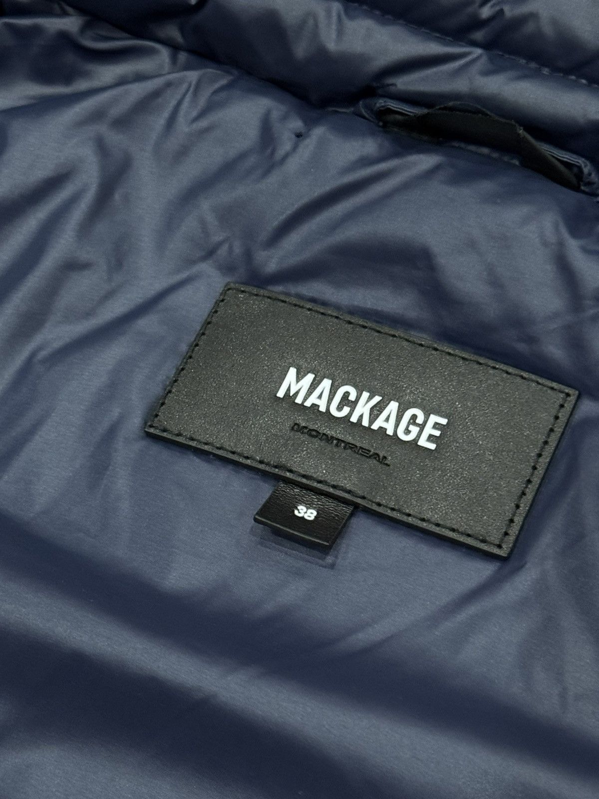 Mackage Mackage Navy Hybrid Down Jacket Lightweight Quilted Puffer Size US S / EU 44-46 / 1 - 14 Thumbnail