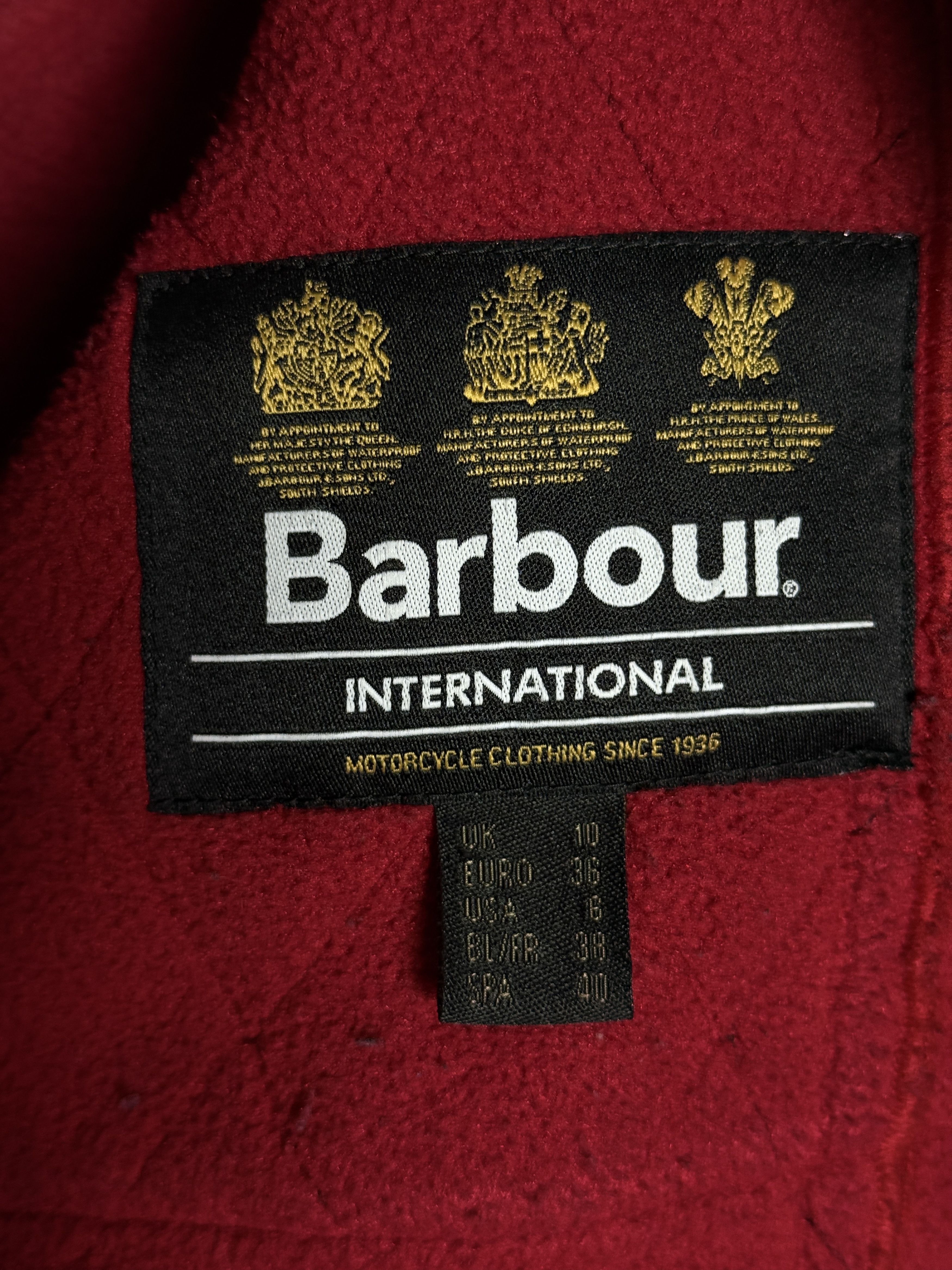 Barbour Barbour International quilted jacket with belt mini logo Size S / US 4 / IT 40 - 8 Thumbnail