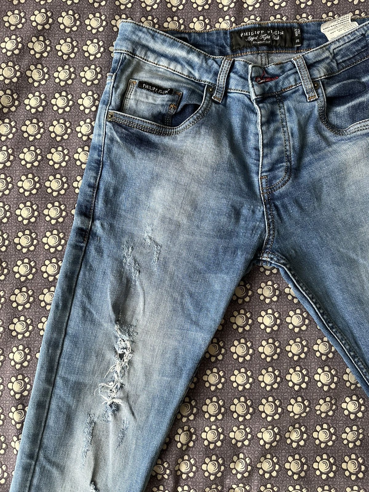 Philipp Plein × Vintage Philipp Plein Jeans Vintage Size US 31 - 10 Thumbnail