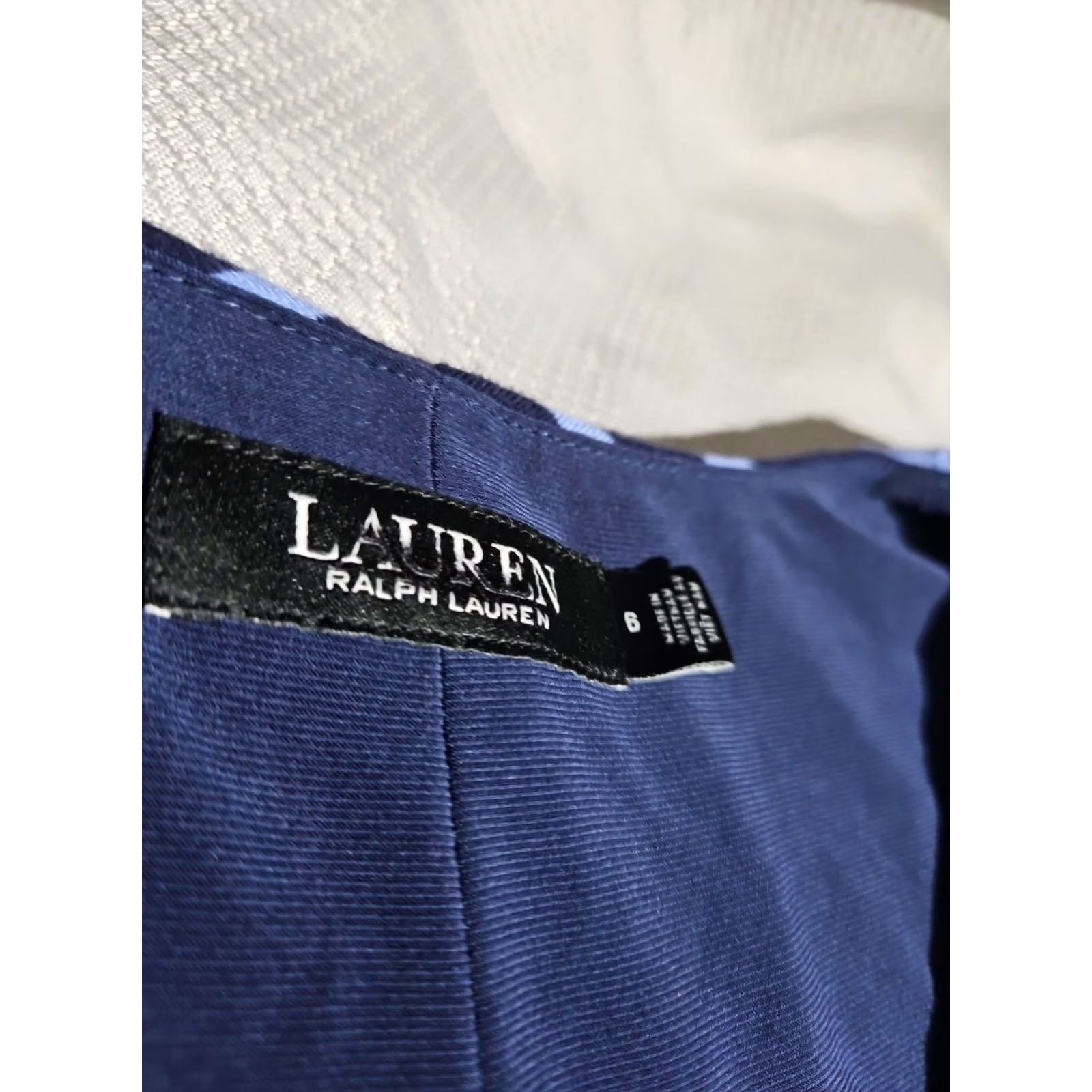 Ralph Lauren VINTAGE? No. Ralph Lauren Black Label Womens Dress Blue Small Long Stretchy Shift Geometric Dress Size M / US 6-8 / IT 42-44 - 5 Thumbnail