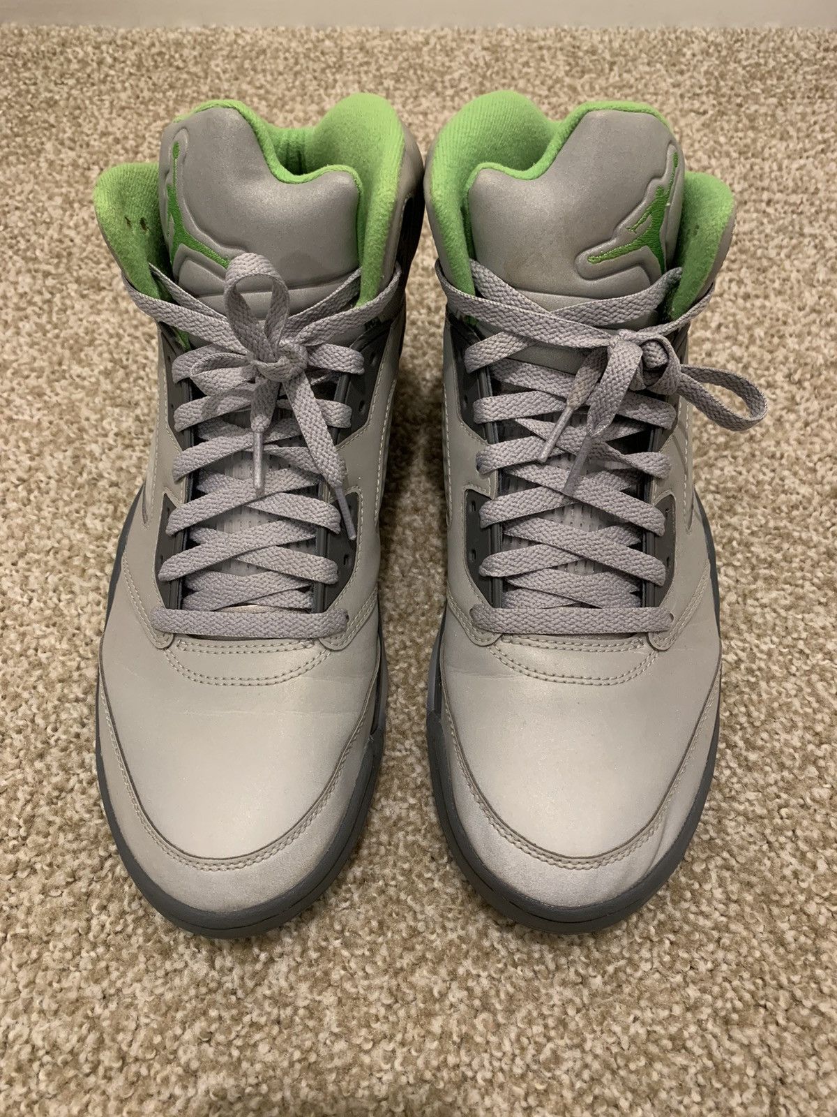 Jordan Brand Nike Jordan 5 Retro Green Bean Size US 11.5 / EU 44-45 - 2 Thumbnail