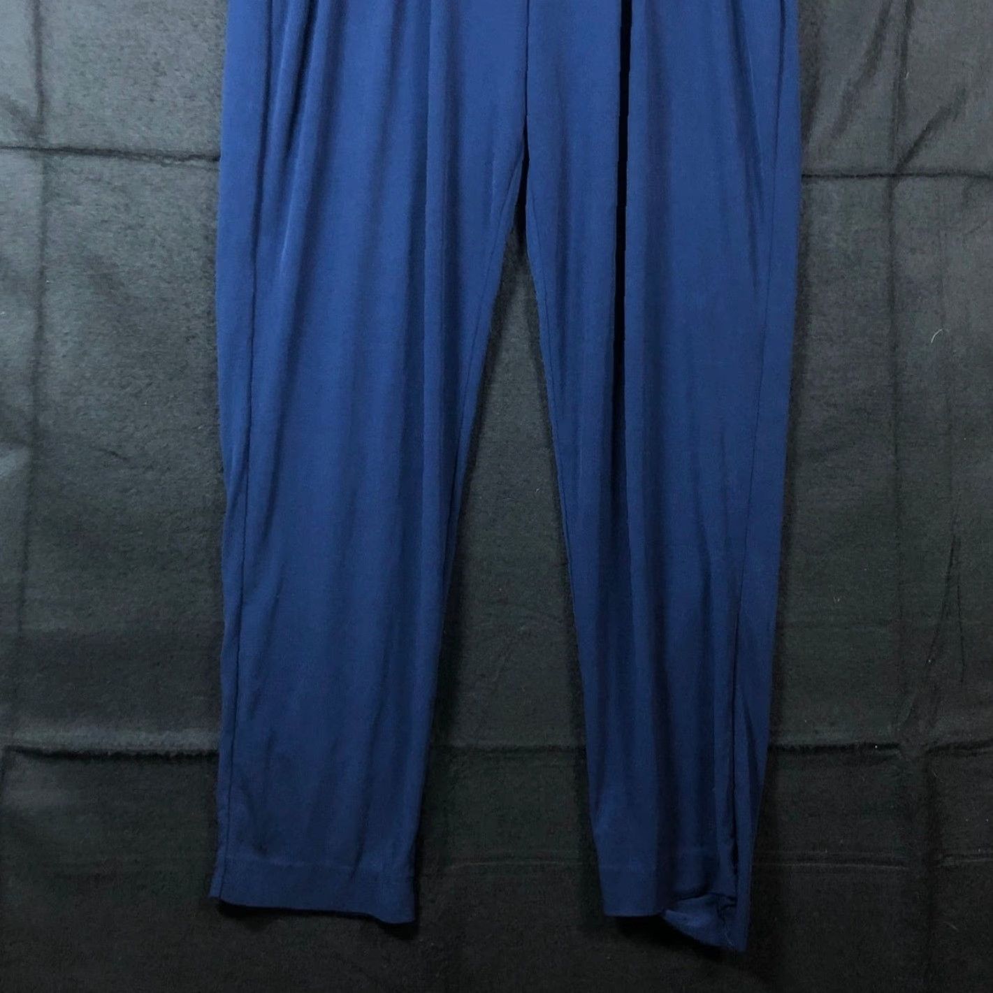 Express VINTAGE Express Womens Pants Blue Pull On Relaxed Mid Rise Ankle Stretch Medium Size 24" / US 00 / IT 34 - 3 Thumbnail