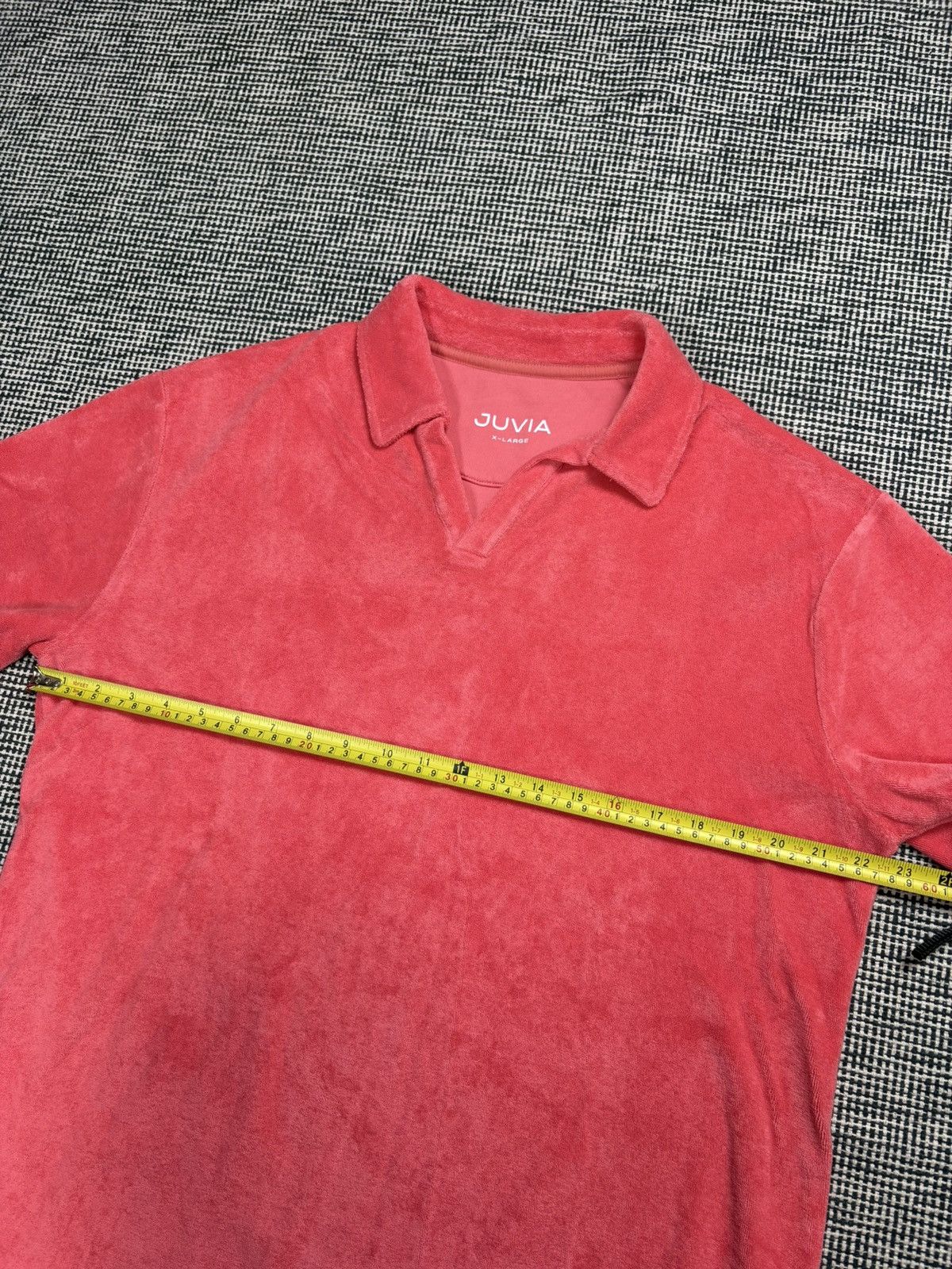 Other Juvia terry cloth polo shirt designer rrp 139€ Size US XL / EU 56 / 4 - 7 Thumbnail