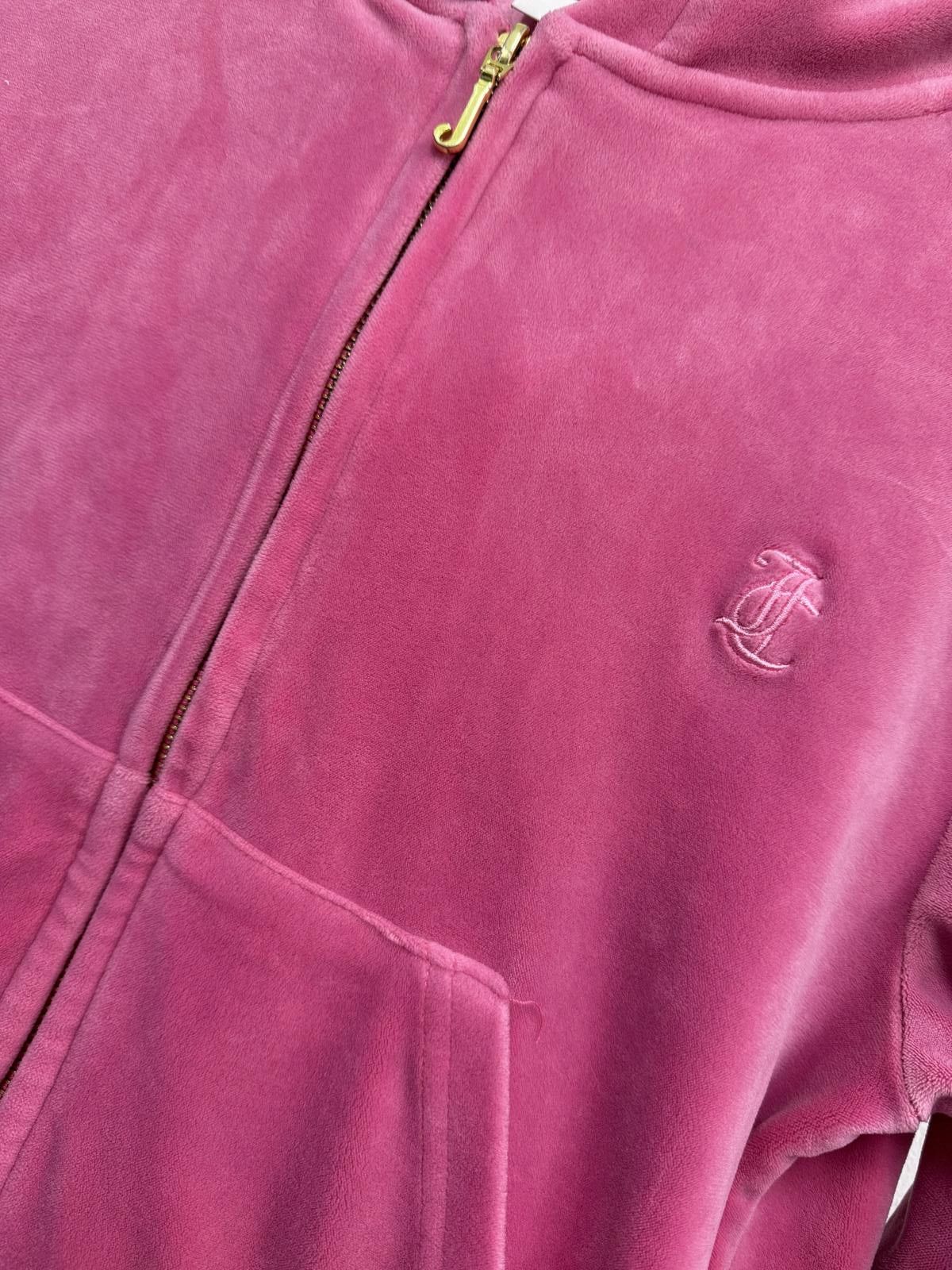 Juicy Couture Jeans Juicy Couture Sport Pink Velour Zip-Up Hoodie Jacket Medium Size M / US 6-8 / IT 42-44 - 3 Thumbnail