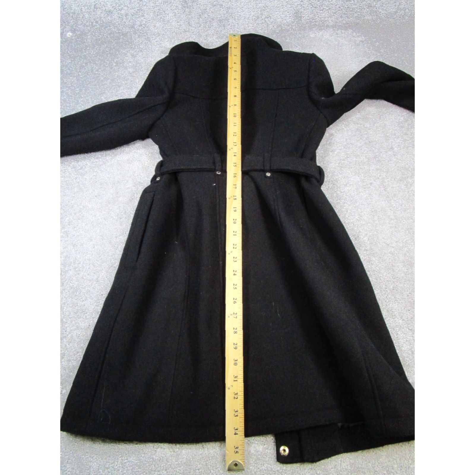 Michael Kors Micahel Kors Over Coat Womens 2XS Black Wool Blend Zip Long Sleeve Long Coat Mens? Womens? Size XXS / US 00 / IT 34 - 7 Thumbnail