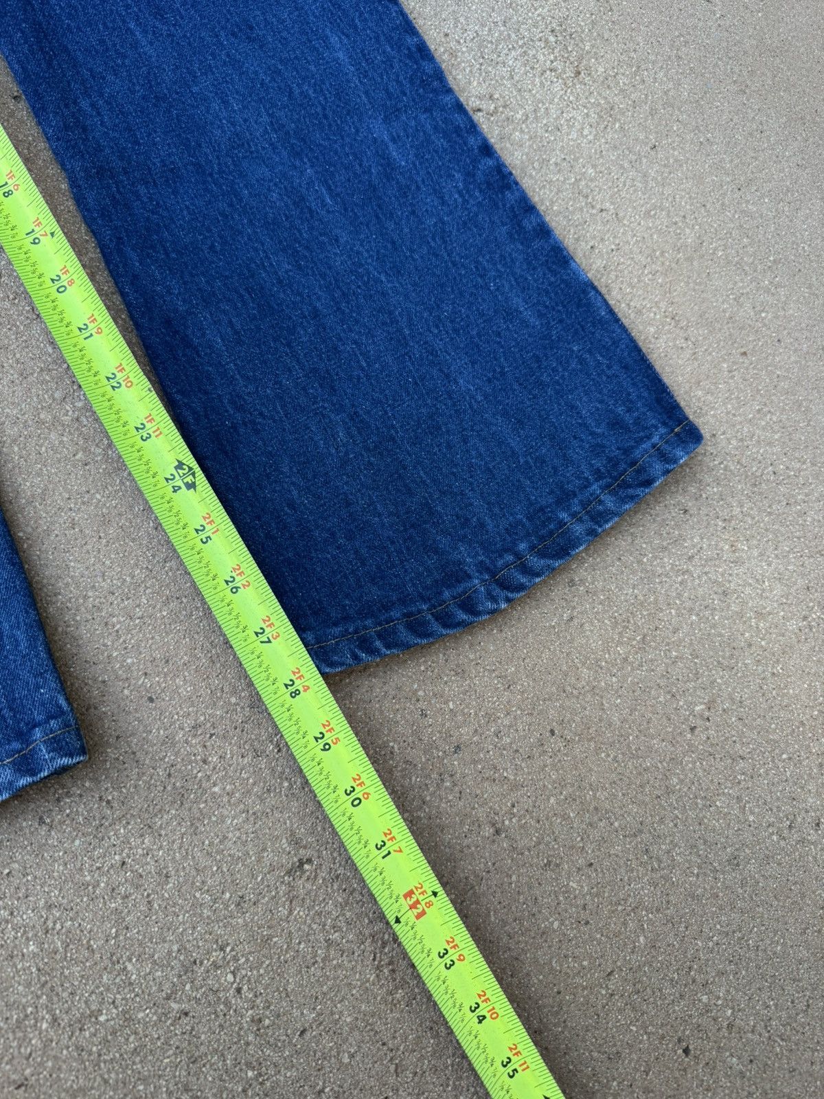 Levi's Vtg 80’s Levi’s 646 Orange Tab Bellbottom Flare Jeans 32x28 Size US 32 / EU 48 - 10 Thumbnail
