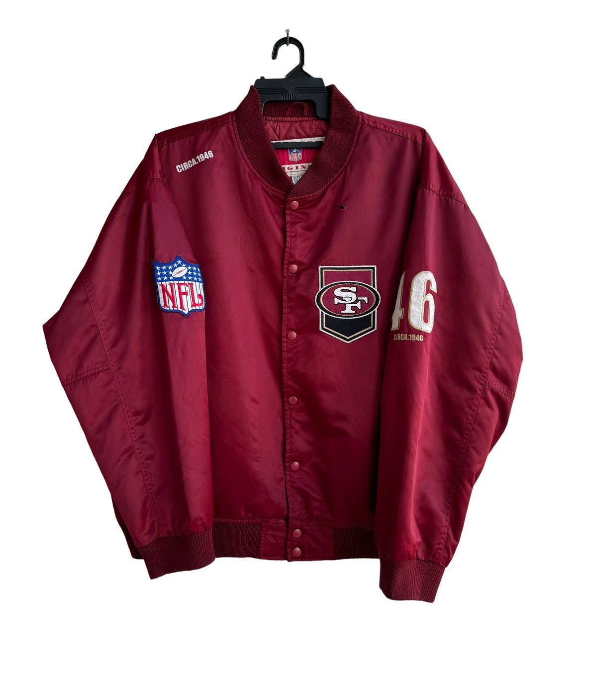 NFL VINTAGE NFL 49 ERS SAN FRANCISCO BOMBER JACKET Size US XL / EU 56 / 4 - 2 Thumbnail