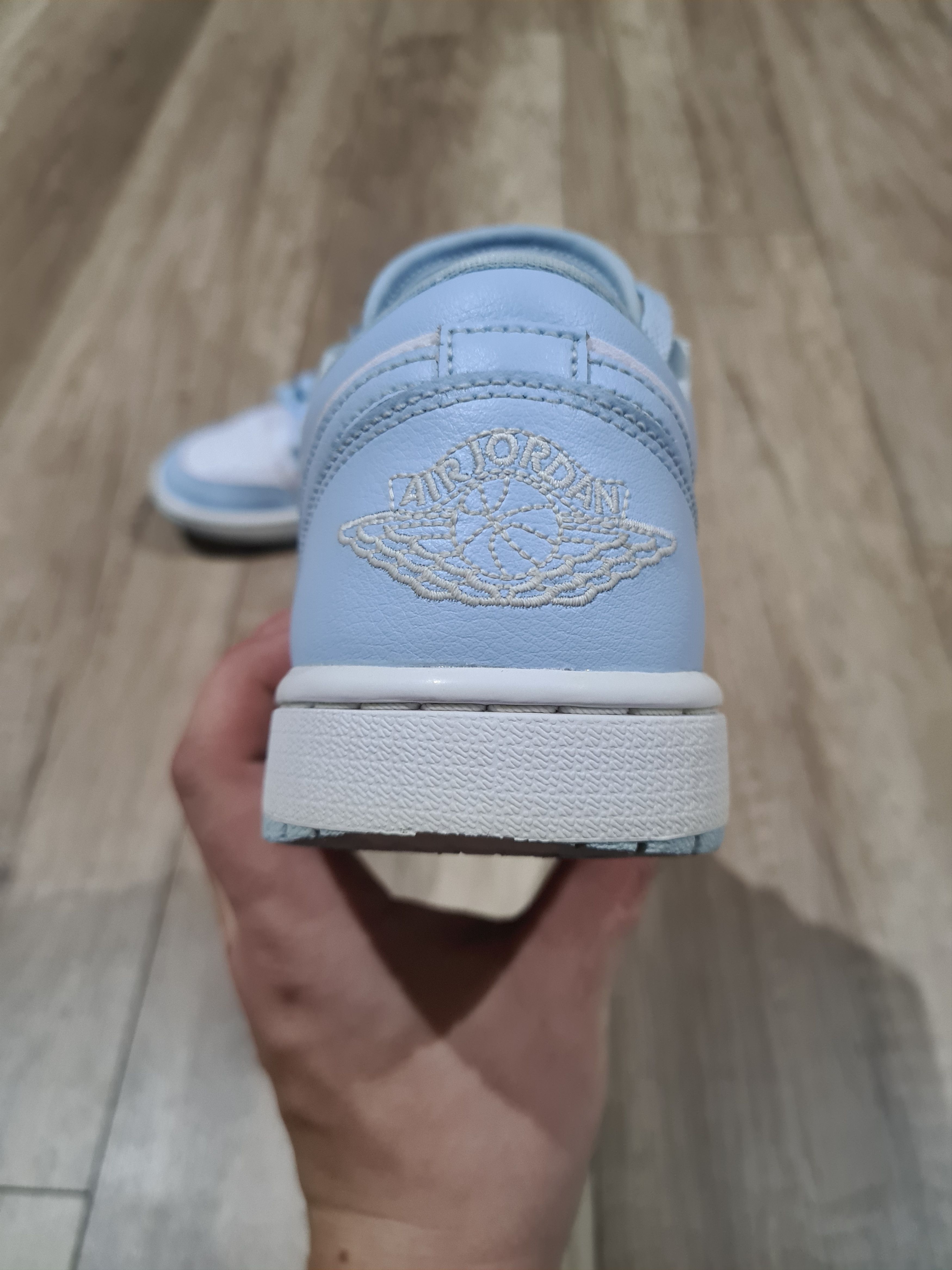 Jordan Brand × Nike Nike air Jordan 1 Low Aluminum Ice Blue Size US 8.5 / IT 38.5 - 7 Thumbnail