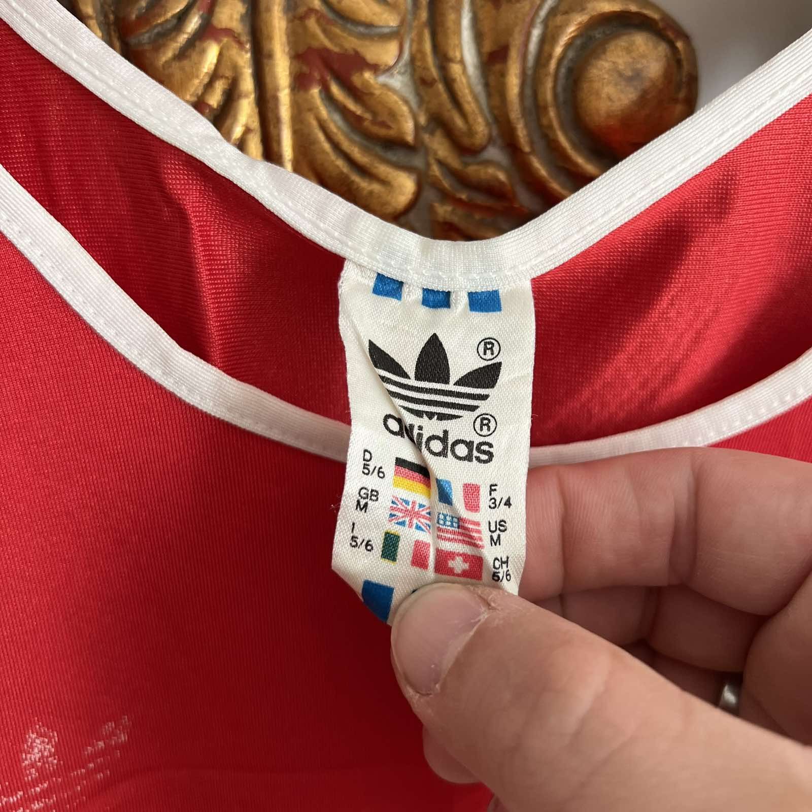 Adidas × Vintage Vintage 80’s Adidas West Germany T Shirt Tee Sz M Size US M / EU 48-50 / 2 - 5 Thumbnail