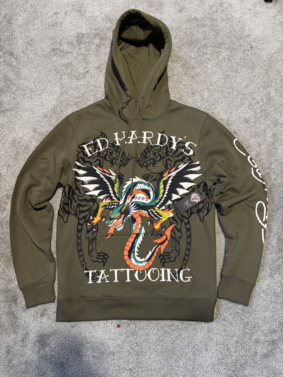Ed Hardy × Japanese Brand Hoodie Ed Hardy Size US S / EU 44-46 / 1 - 7 Thumbnail