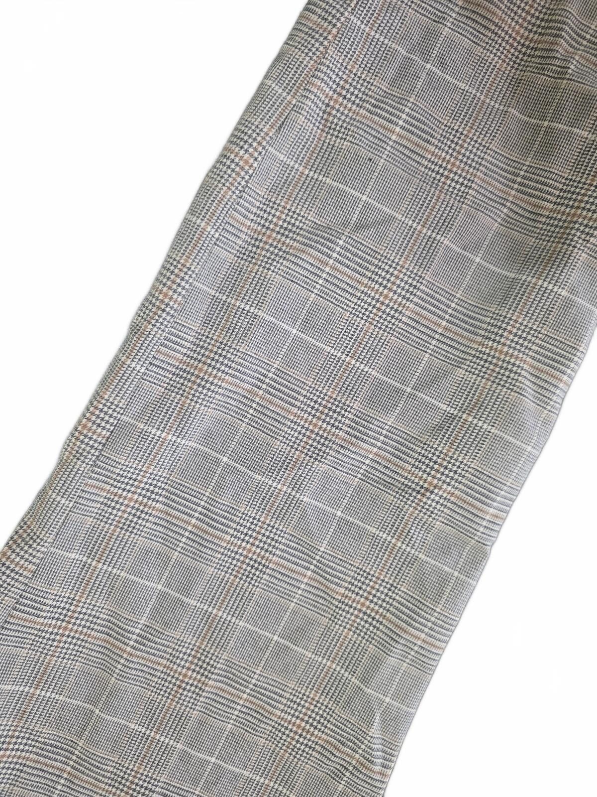 H&M H&M Gray Plaid Dress Pants Size 6 Straight Leg Business Work Size 28" / US 6 / IT 42 - 7 Thumbnail