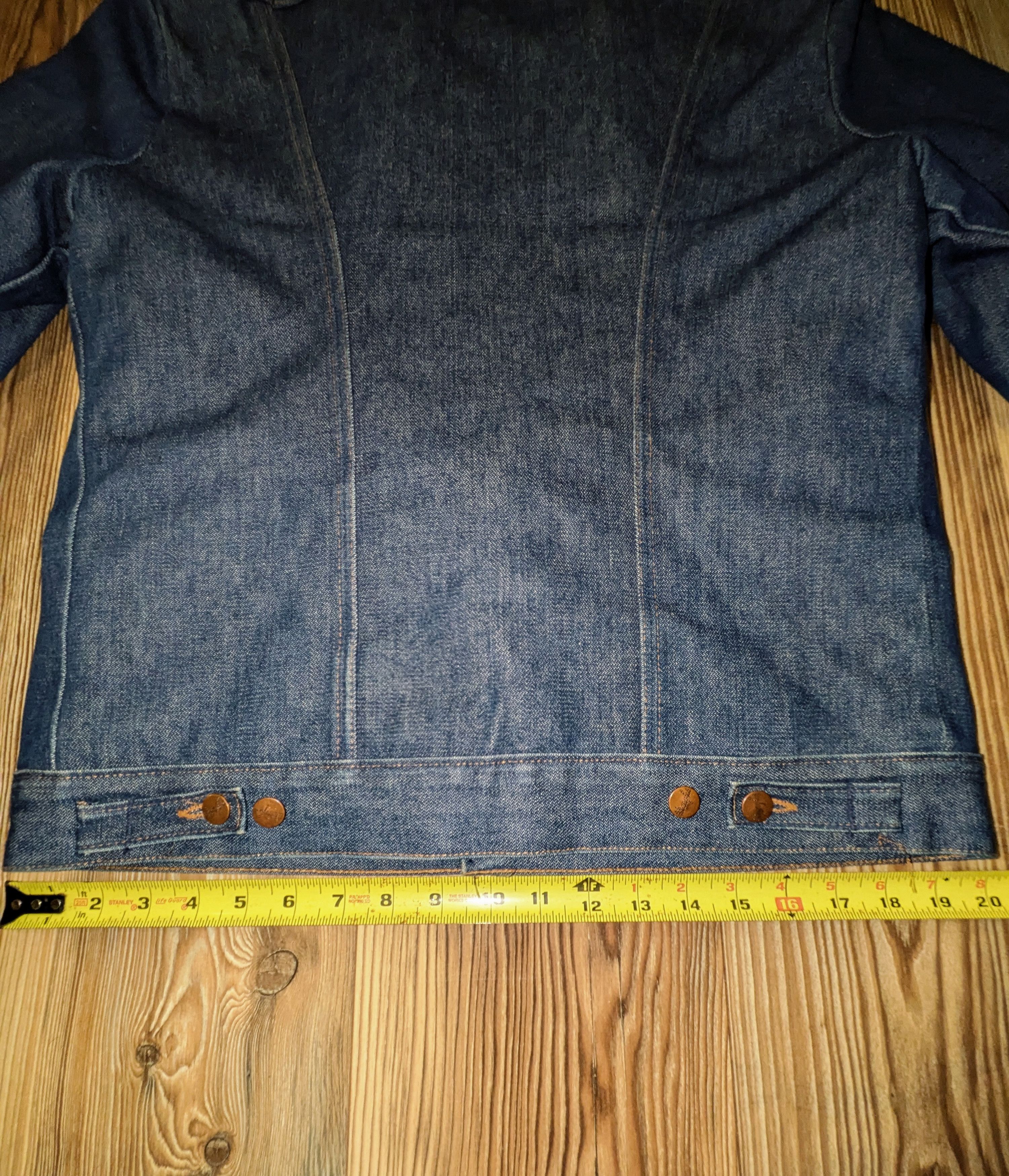 Vintage 1980's Wrangler Storm Rider Lined Denim Jacket Size US L / EU 52-54 / 3 - 9 Thumbnail