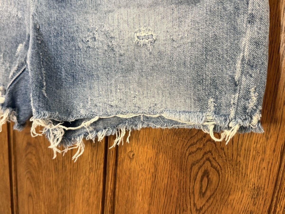Saint Laurent Paris SS21 Saint Laurent hoochie daddy denim shorts 31 raw hem Size US 31 - 12 Thumbnail