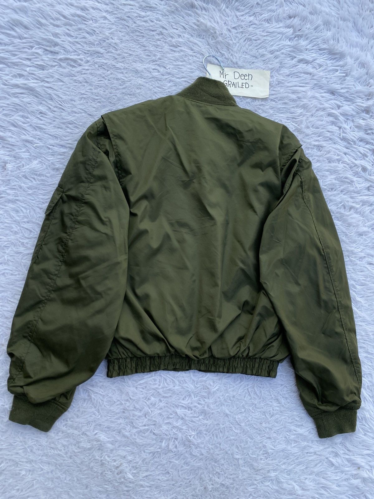 Avirex Vintage Scovill Green US Avirex Army Nylon Bomber Jacket Size US M / EU 48-50 / 2 - 17 Thumbnail