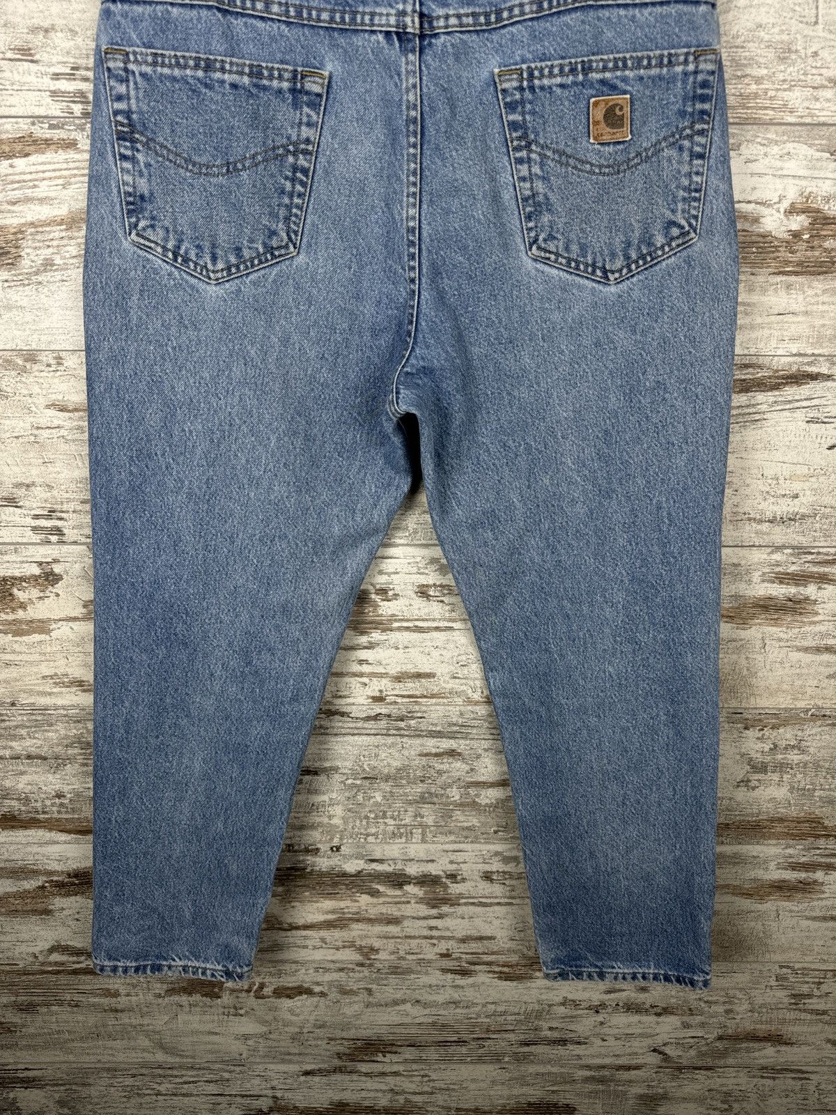Carhartt Mens Vintage Carhartt Wip denim jeans Carpenter double knee Size US 38 / EU 54 - 14 Thumbnail