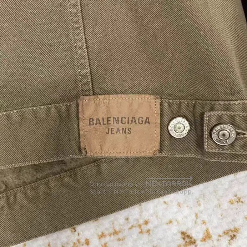 Balenciaga Balenciaga Tiger Year Limited Embroidered Letter Denim Jac Size US XS / EU 42 / 0 - 6 Thumbnail