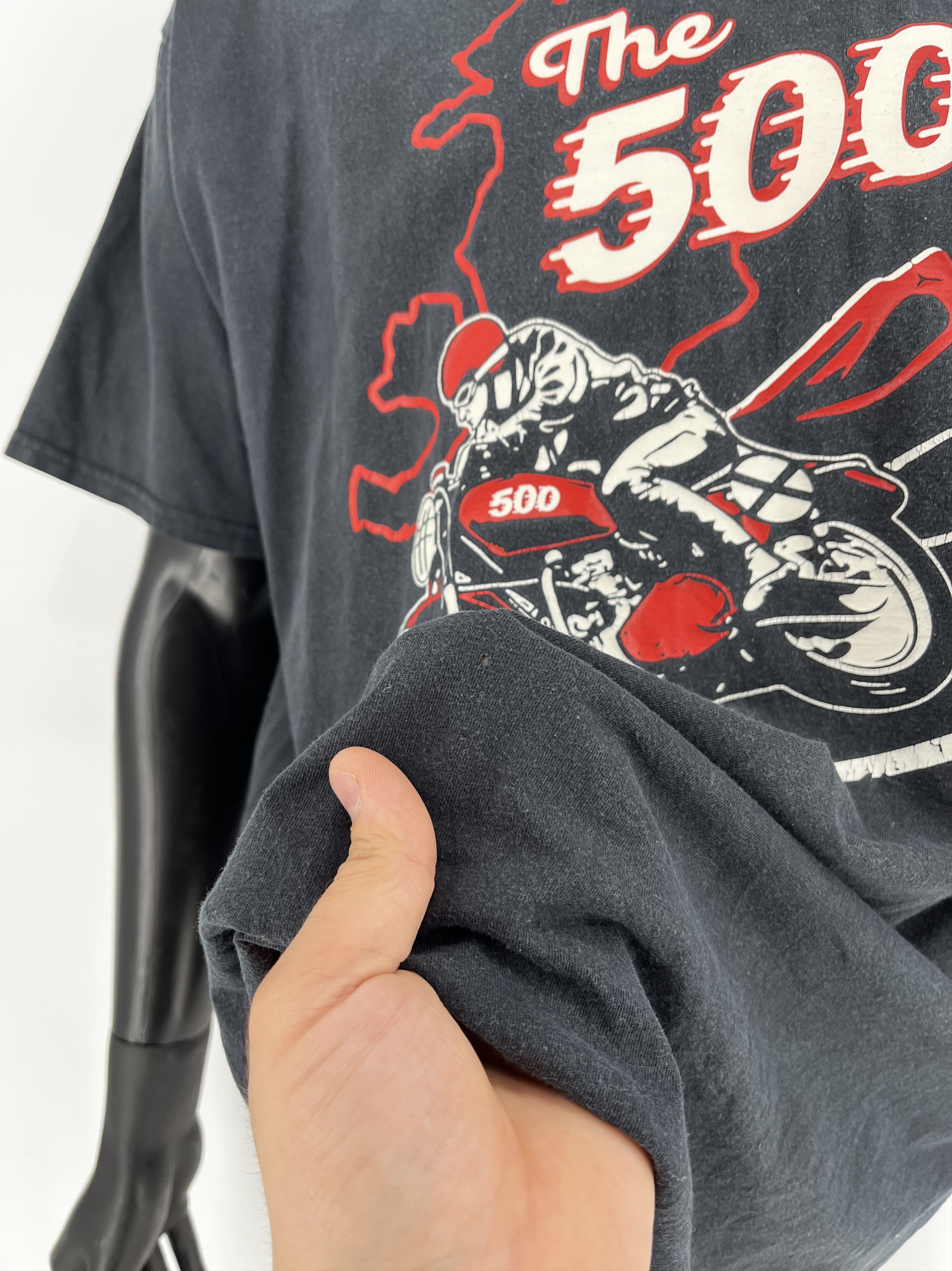 Other Vintage Racing The 500 T-shirt 90s Daytona Great American Size US XL / EU 56 / 4 - 7 Thumbnail