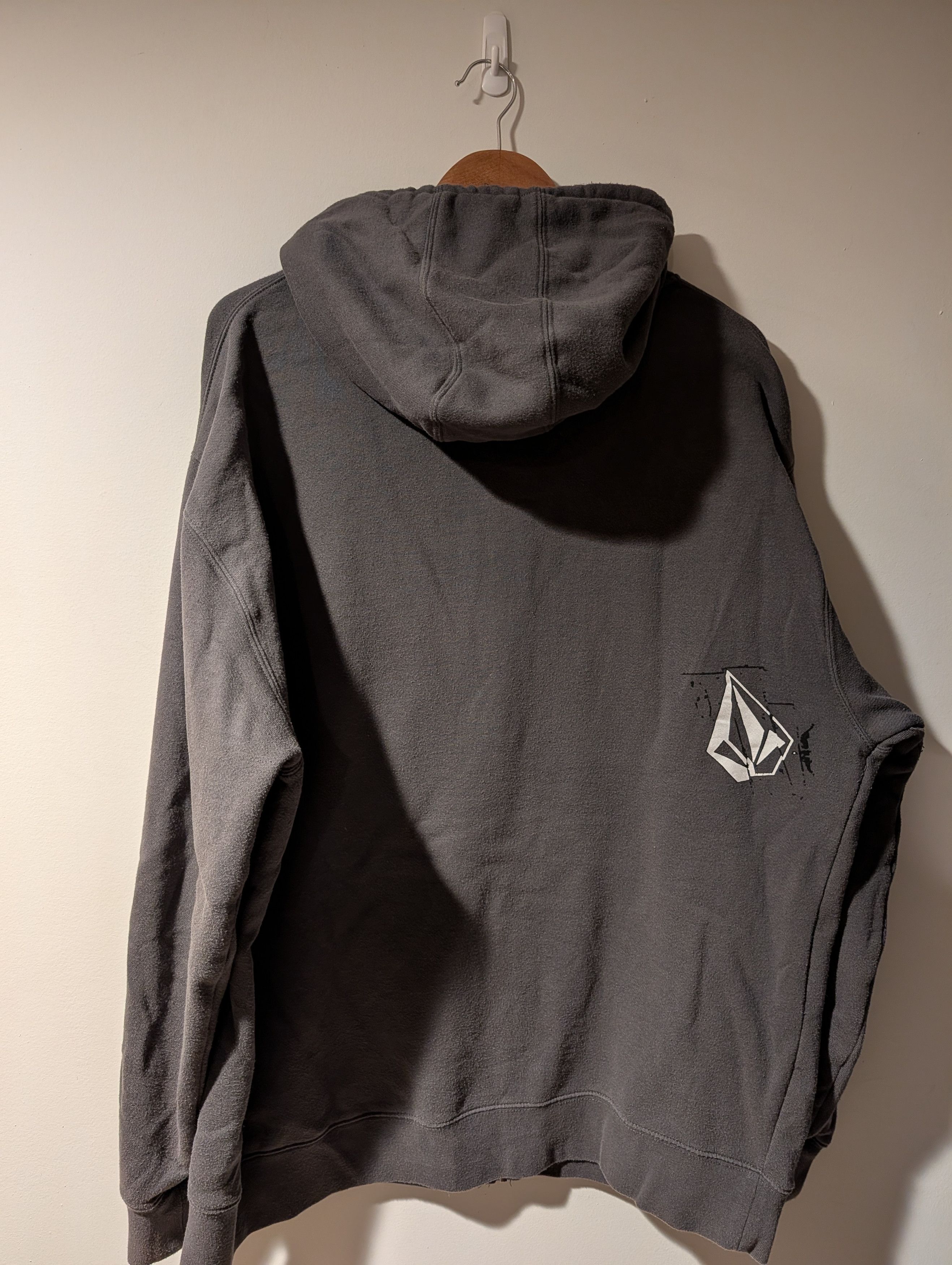 Volcom Vintage Y2K Volcom Logo Gray XX-Large Full Zip Hoodie Size US XXL / EU 58 / 5 - 6 Thumbnail