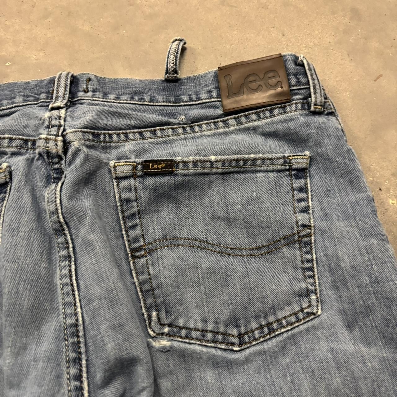 Japanese Brand × Vintage Crazy Vintage Y2K/2000s Baggy Medium Wash Denim Jeans! Size US 36 / EU 52 - 7 Thumbnail