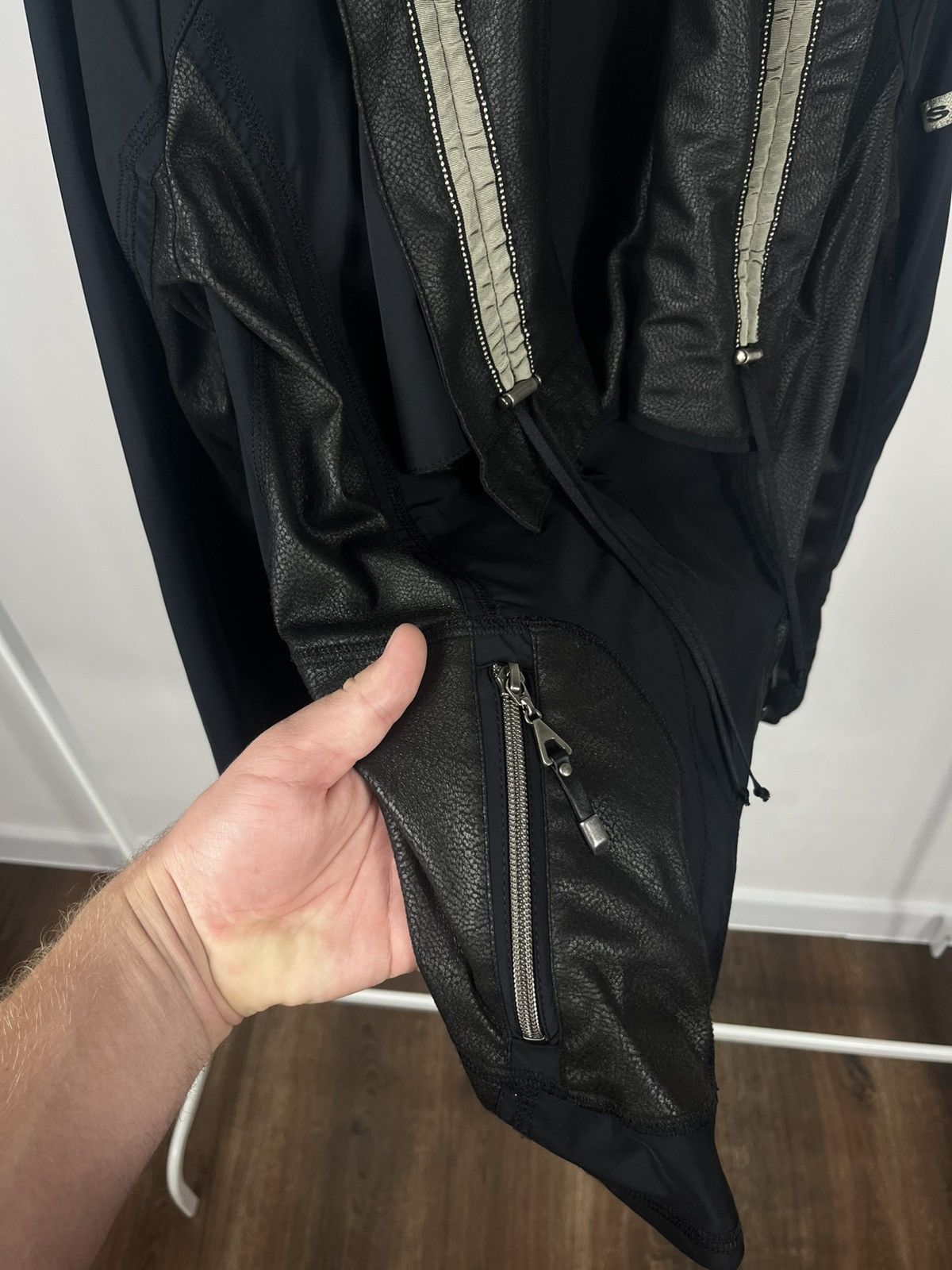 Sportalm Kitzbuhel Sportalm Black Jacket With Faux Leather Inserts Size 38 Size M / US 6-8 / IT 42-44 - 6 Thumbnail