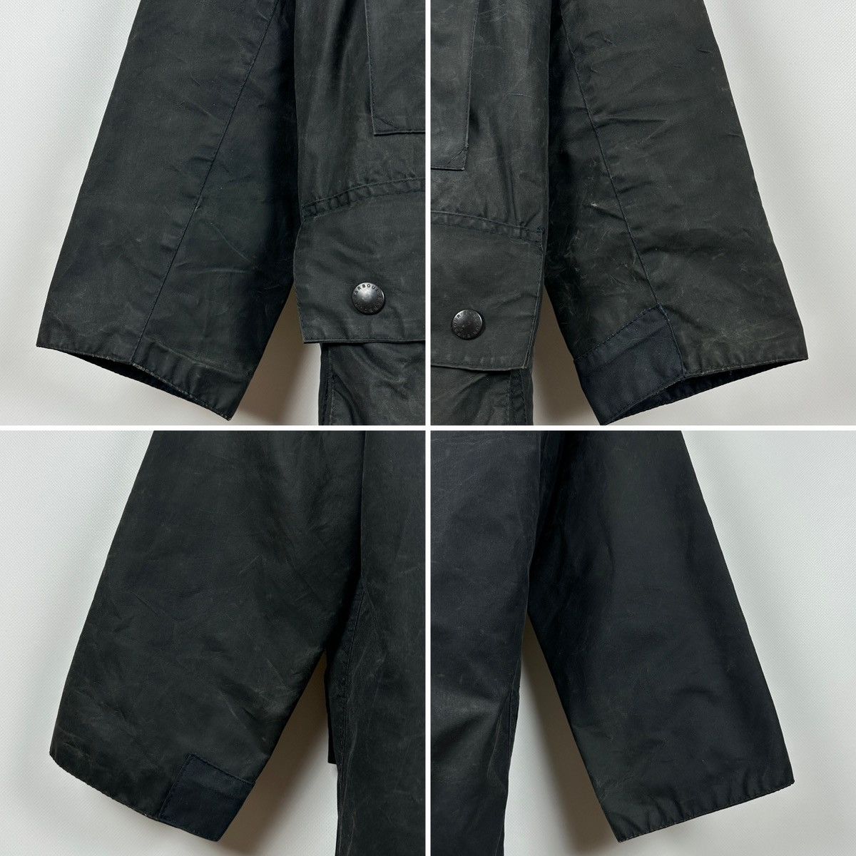 Barbour Vintage Barbour Border Waxed Coat Jacket Made in England Size US S / EU 44-46 / 1 - 15 Thumbnail