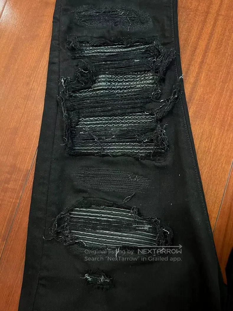 Amiri Amiri Size 32 Black patchwork Size US 32 / EU 48 - 5 Thumbnail