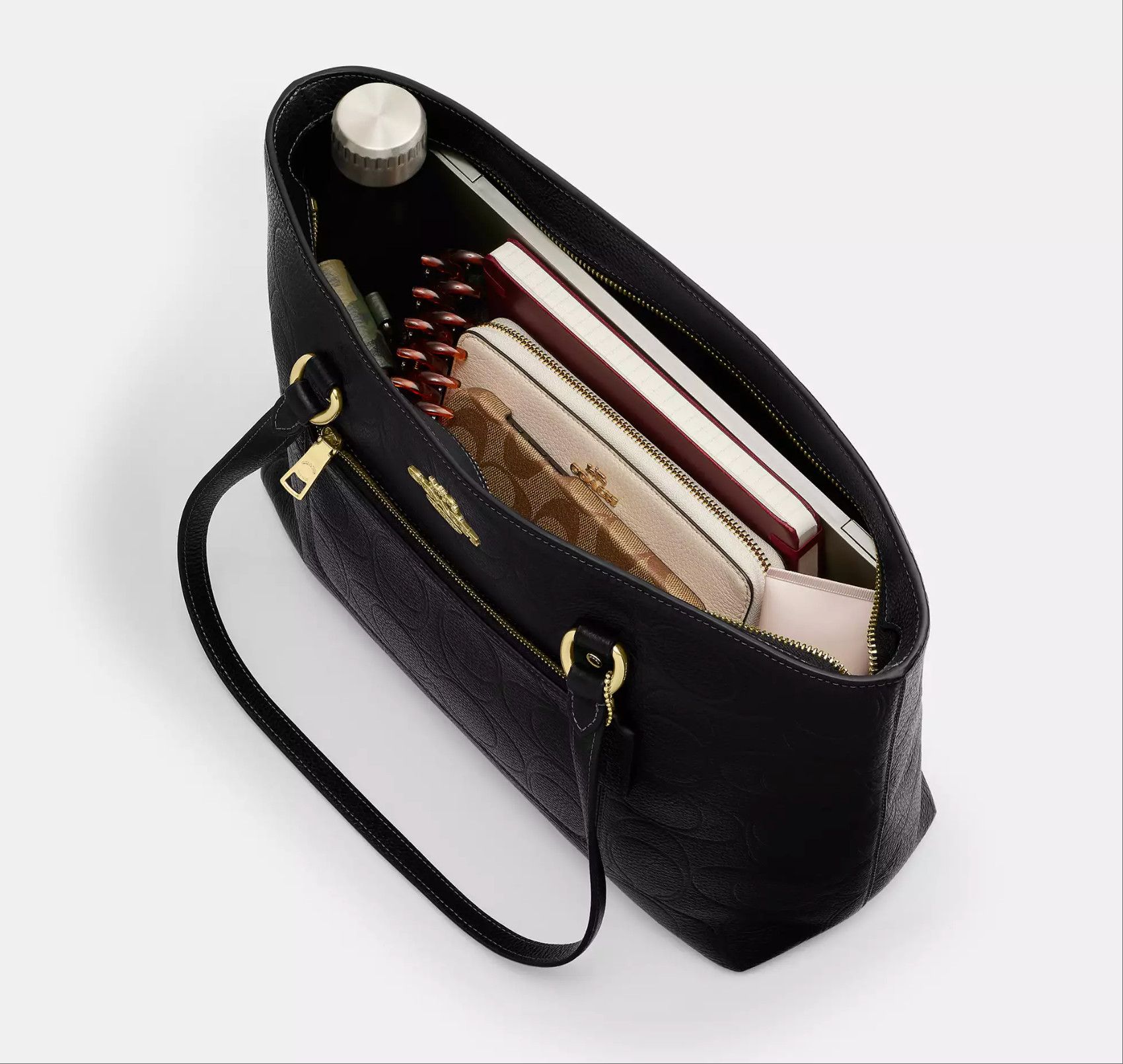 Station Tote Bag In Signature Leather CCD49
