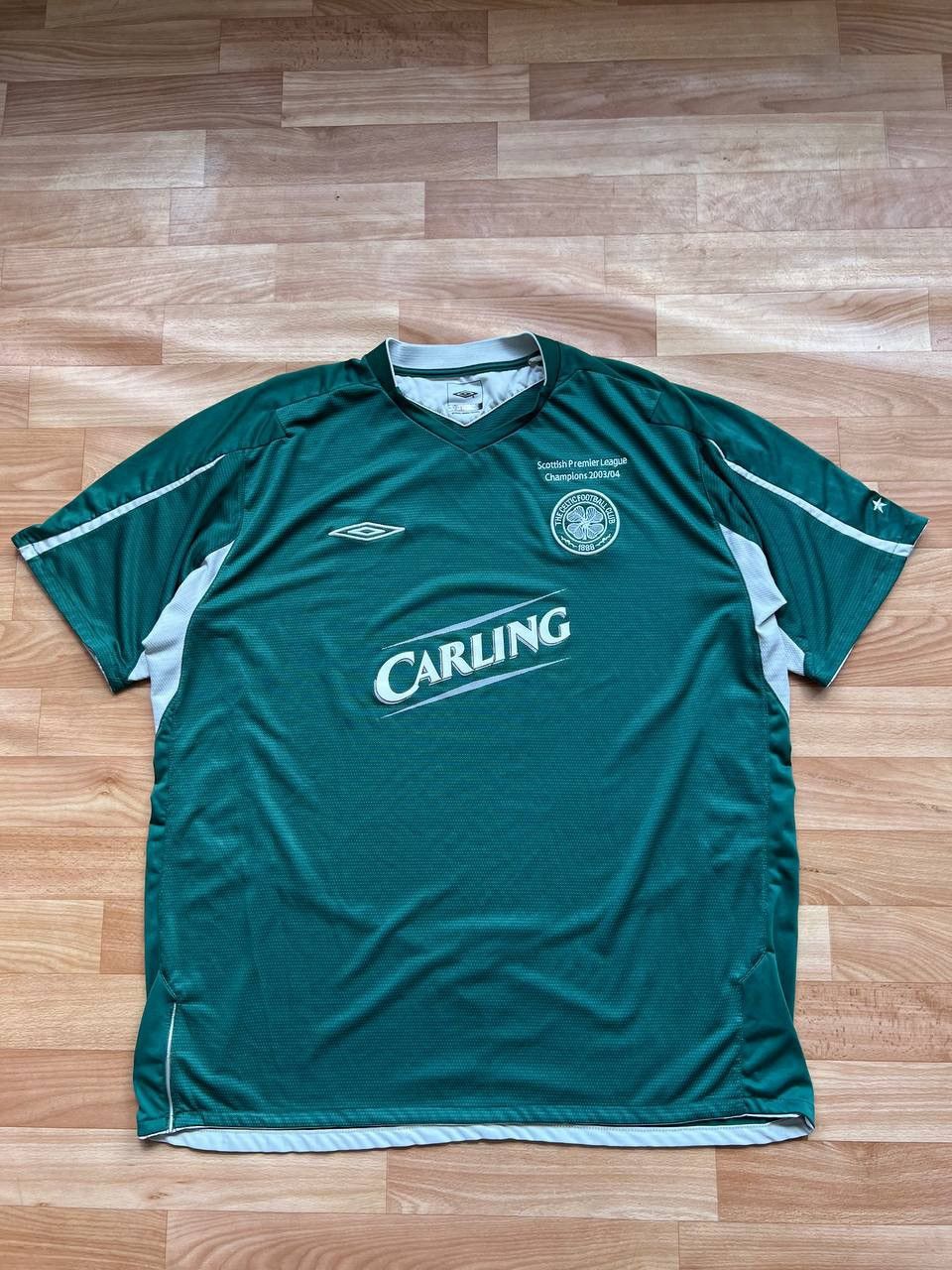 Umbro 2004/5 CELTIC AWAY SOCCER JERSEY FOOTBALL SHIRT UMBRO RARE Size US XXL / EU 58 / 5 - 2 Thumbnail