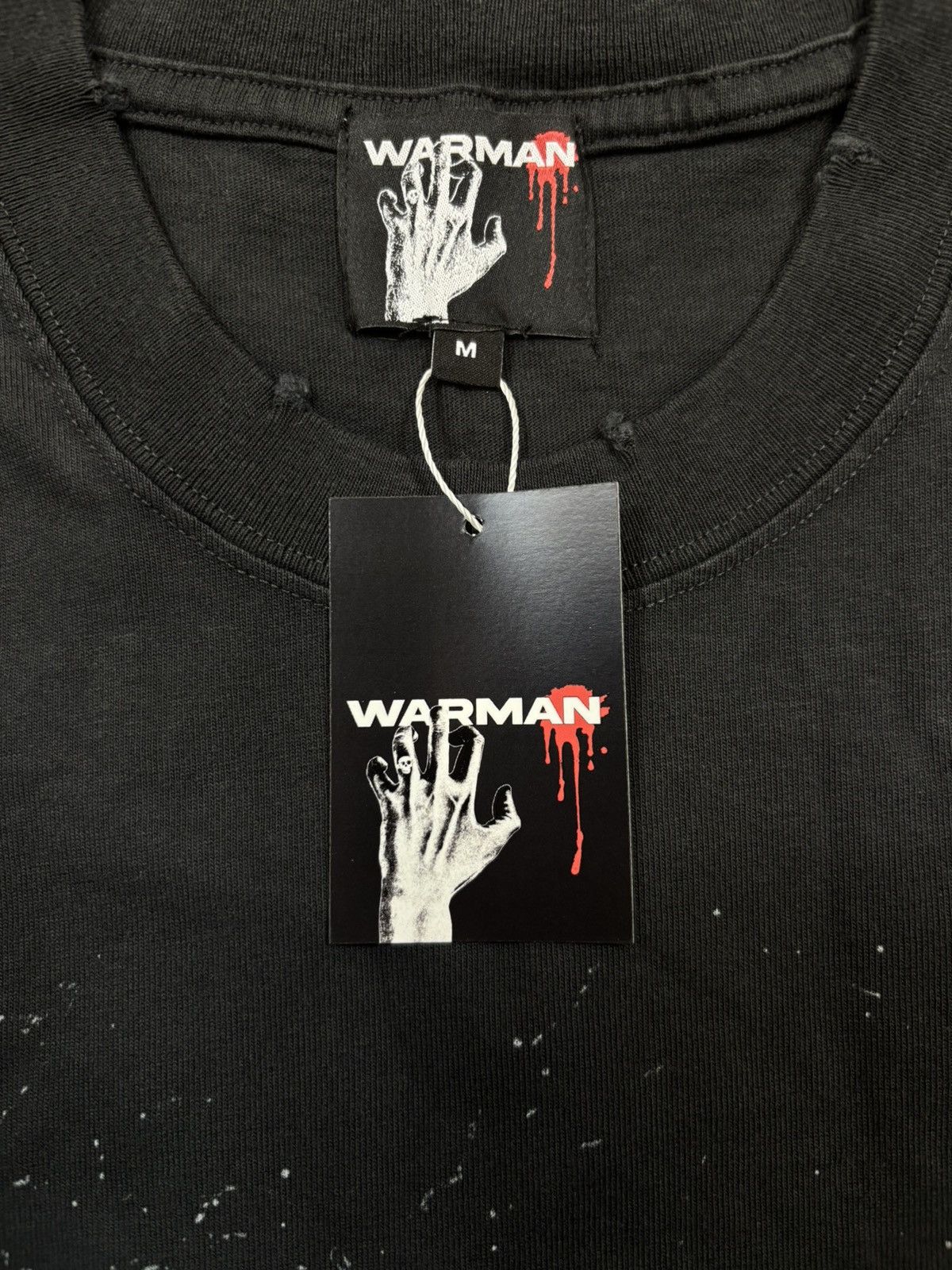 Vintage Warman Shots Fired Graphic T-Shirt, Washed Black Size US M / EU 48-50 / 2 - 7 Thumbnail