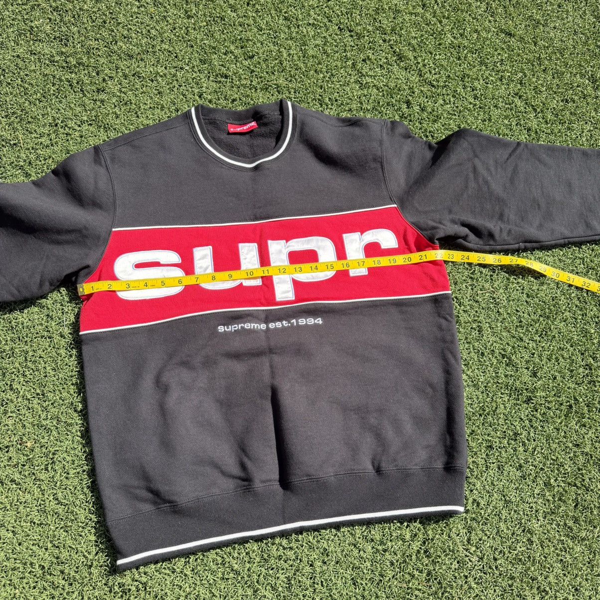 Supreme Supreme Piping Crewneck Size US M / EU 48-50 / 2 - 2 Thumbnail