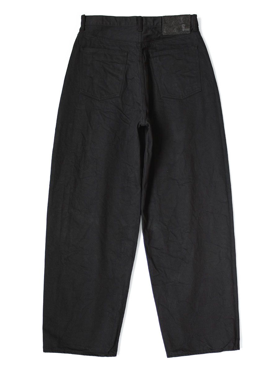 Kapital KAPITAL 14oz Black x Black Denim Club Baggy 5-Pocket Pants Size US 36 / EU 52 - 2 Thumbnail