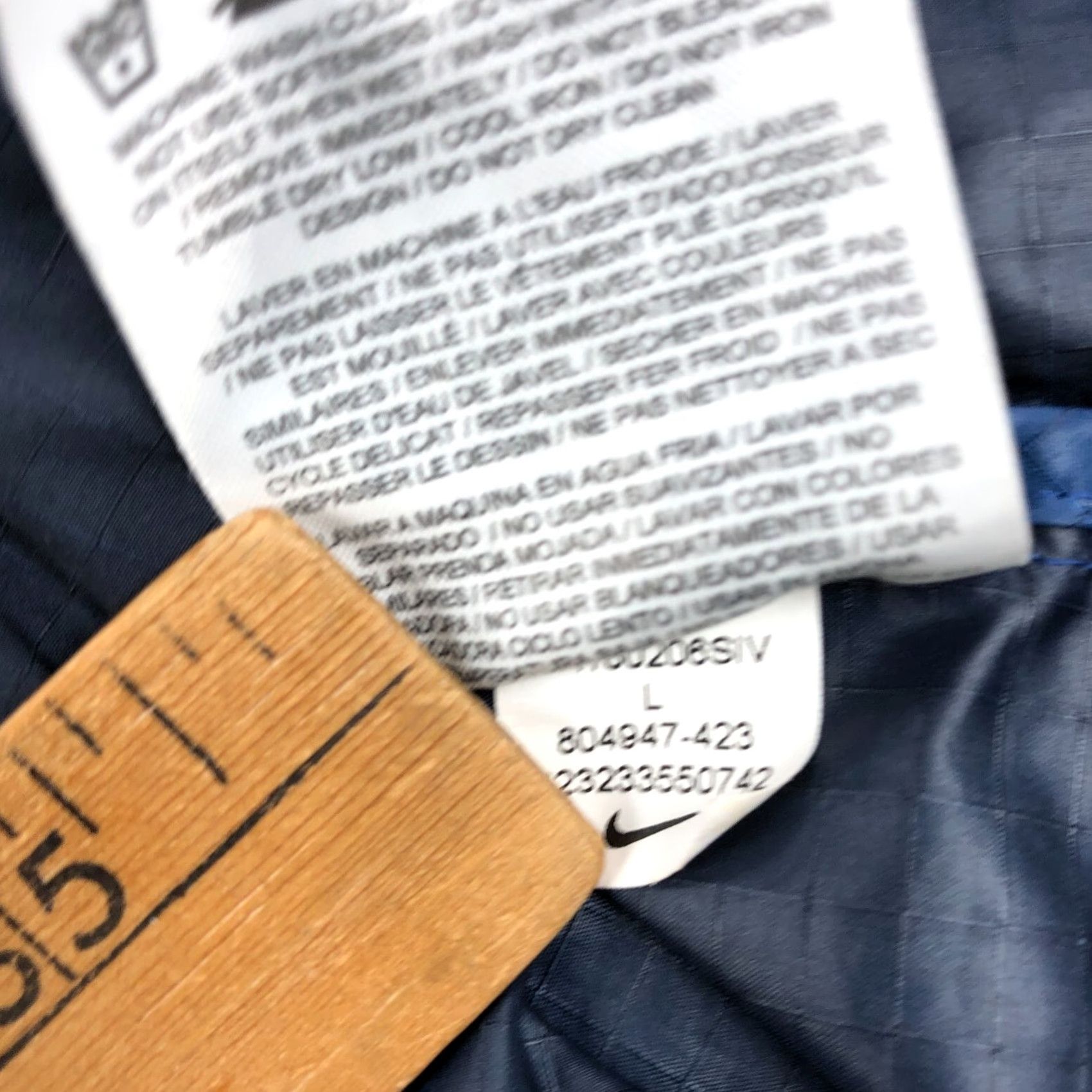 Nike Nike Sports Jacket Womens Large Blue Windbreaker Sports Activewear Size L / US 10 / IT 46 - 7 Thumbnail