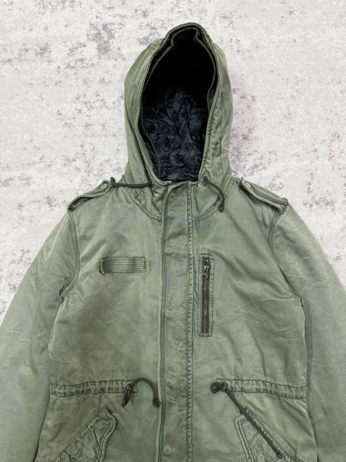 Vintage Vintage Last Word Fishtail Double Breasted Quilted Parka Size US S / EU 44-46 / 1 - 6 Thumbnail